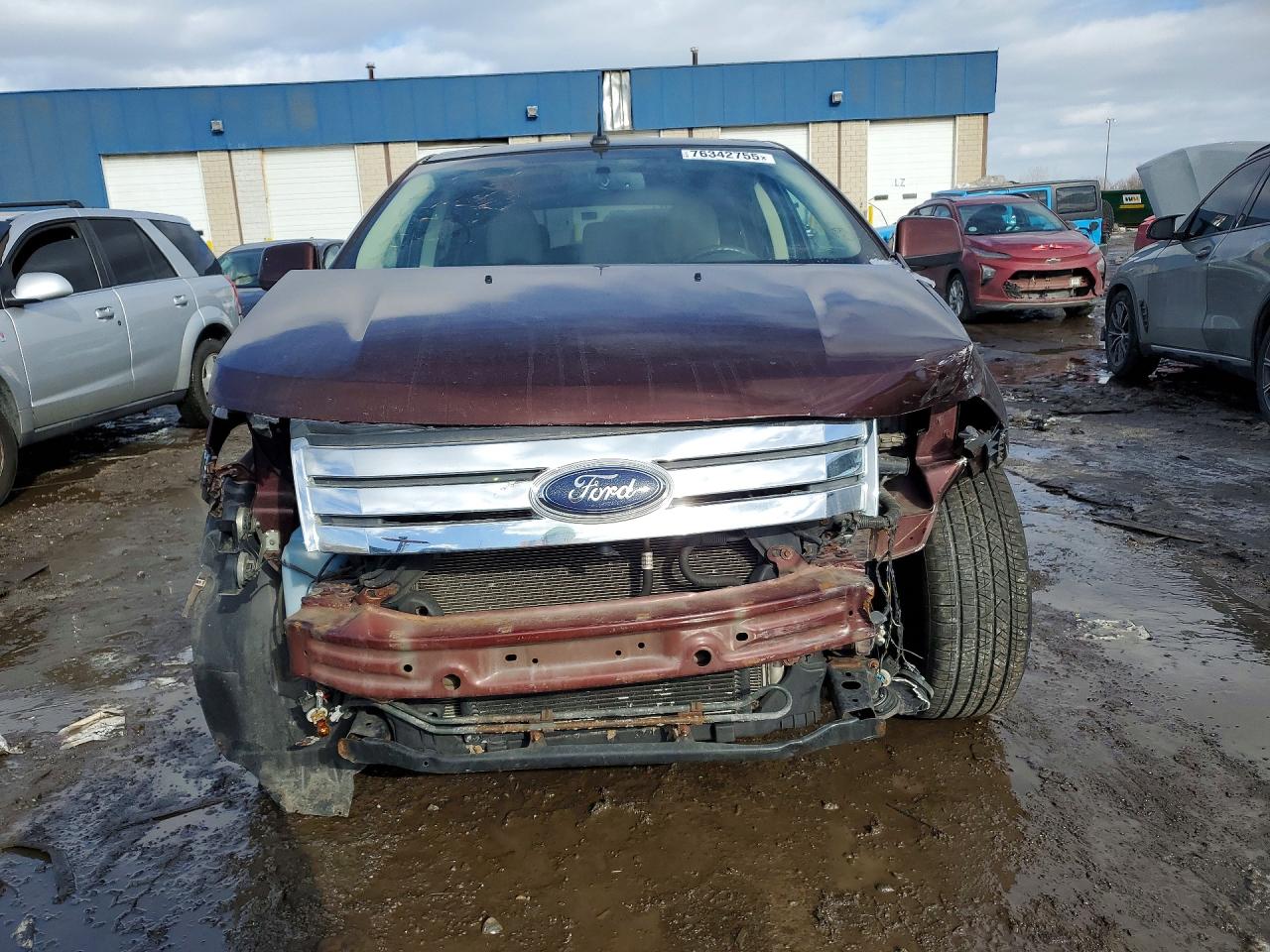 2010 Ford Edge Limited Burgundy vin: 2FMDK4KC4ABB57374