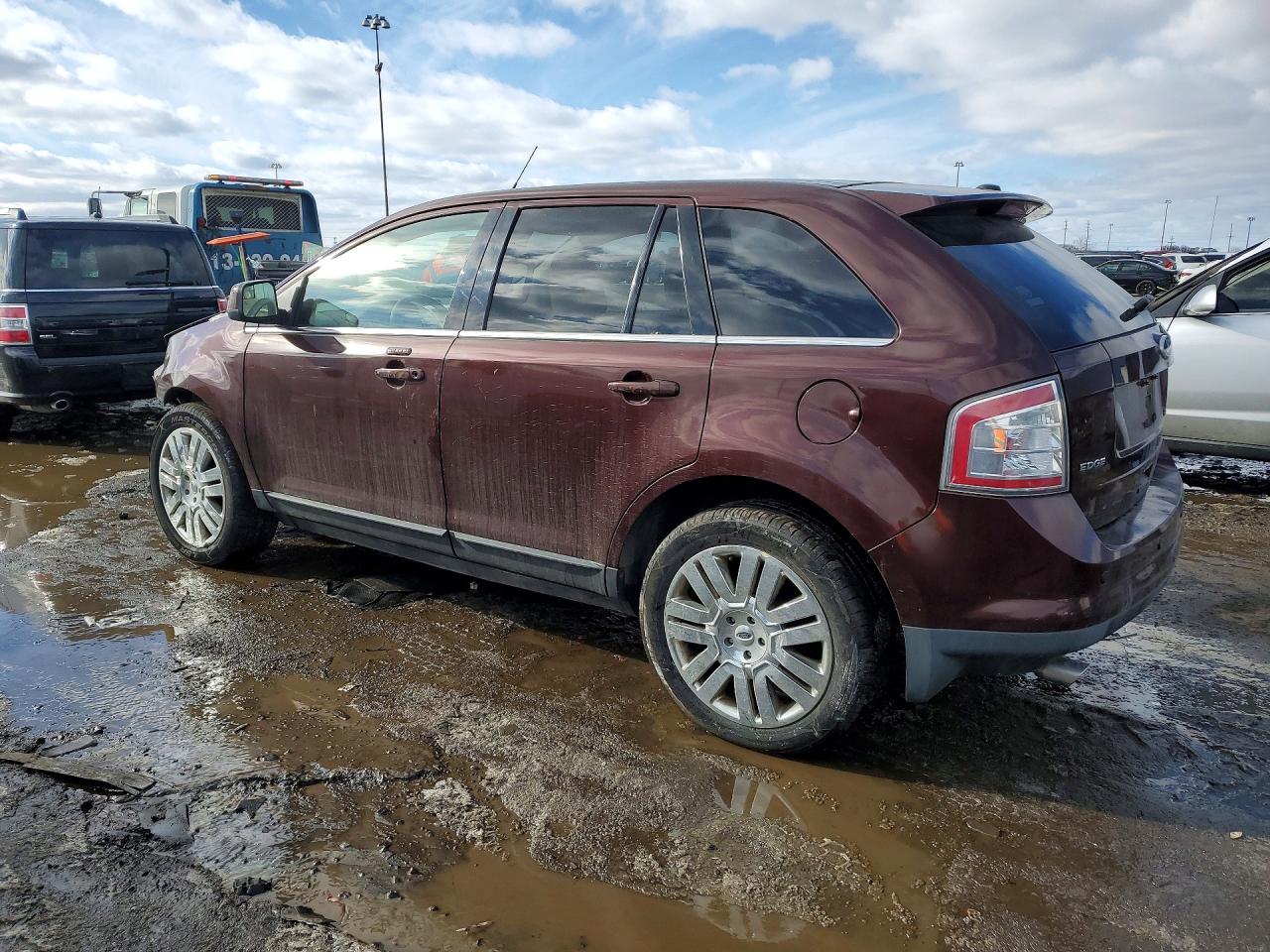 2010 Ford Edge Limited Burgundy vin: 2FMDK4KC4ABB57374