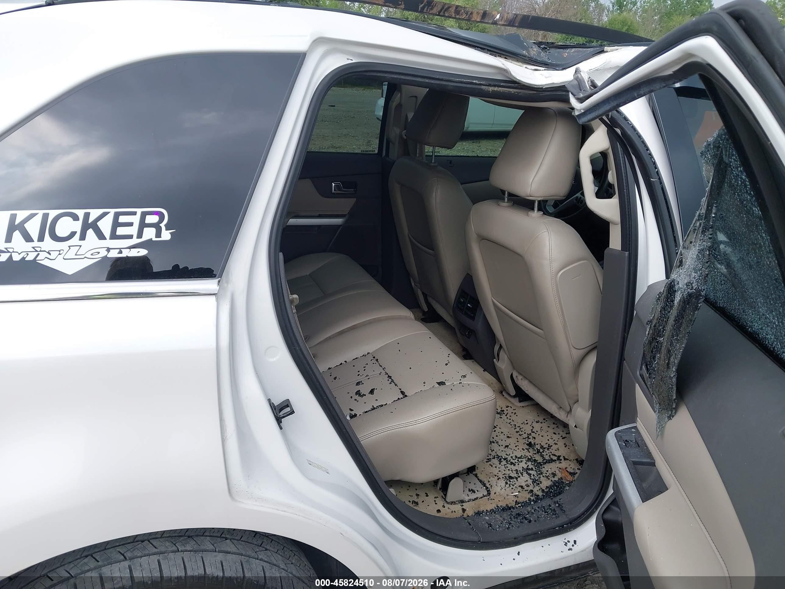 2011 Ford Edge Limited White vin: 2FMDK4KC4BBA41805