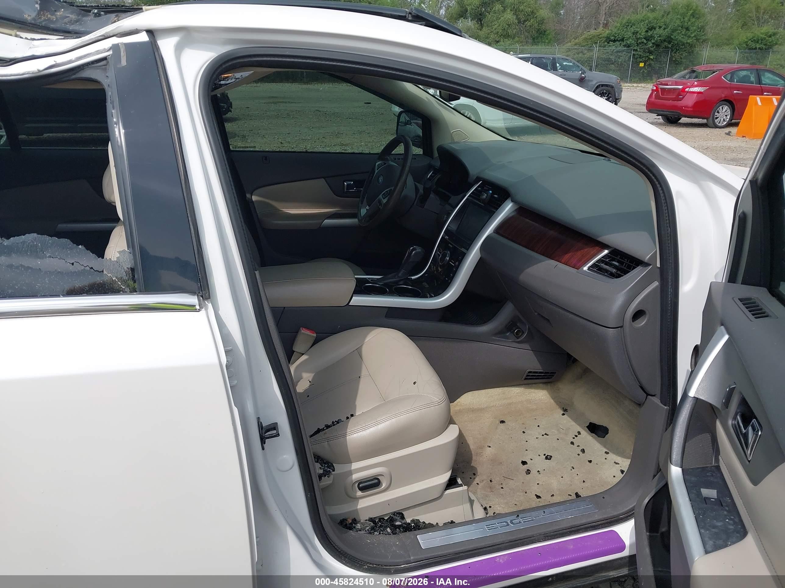 2011 Ford Edge Limited White vin: 2FMDK4KC4BBA41805