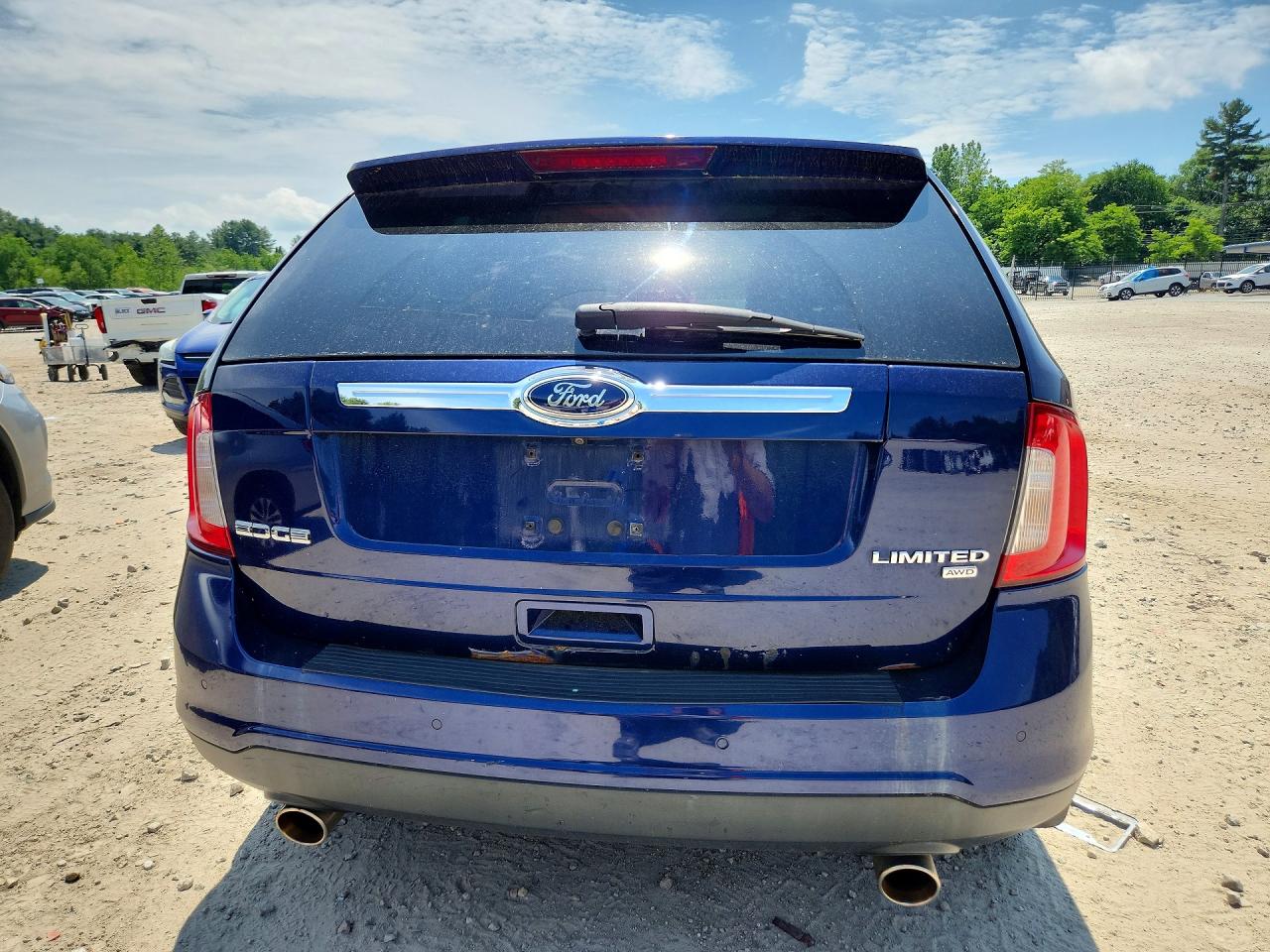 2011 Ford Edge Limited Blue vin: 2FMDK4KC4BBA66249