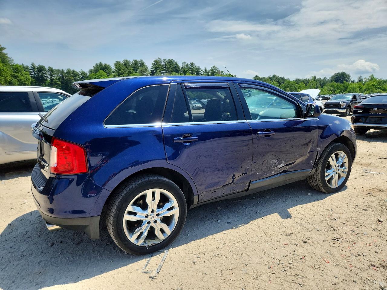 2011 Ford Edge Limited Blue vin: 2FMDK4KC4BBA66249