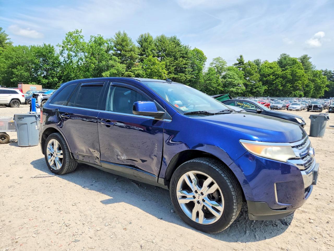 2011 Ford Edge Limited Blue vin: 2FMDK4KC4BBA66249