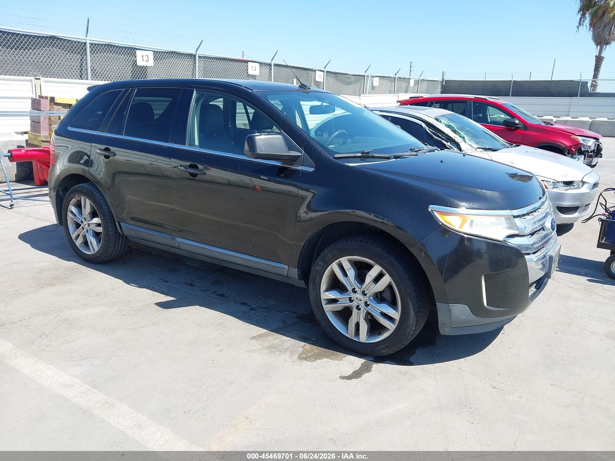 2011 Ford Edge Limited Черный vin: 2FMDK4KC4BBA86517