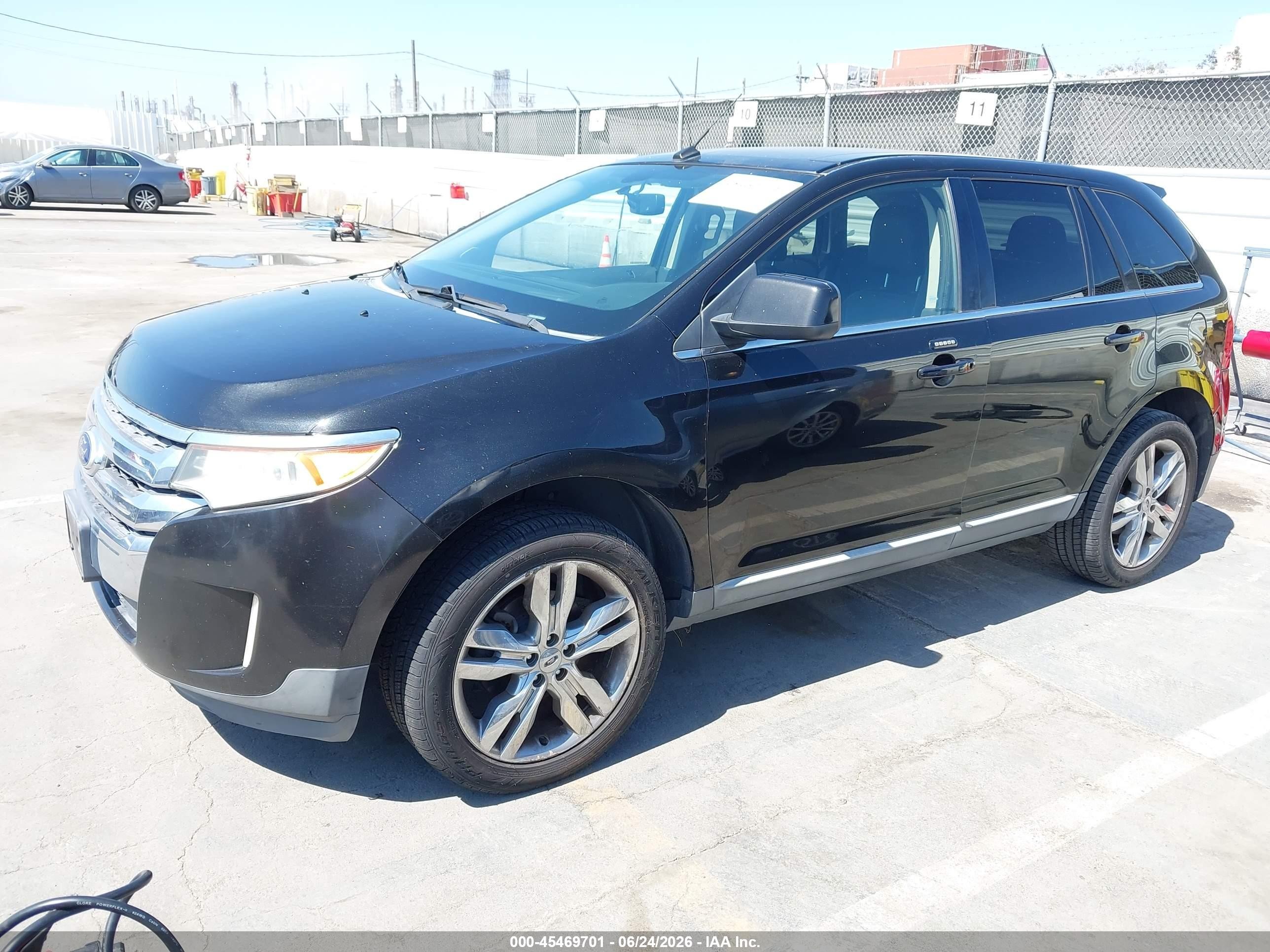 2011 Ford Edge Limited Черный vin: 2FMDK4KC4BBA86517