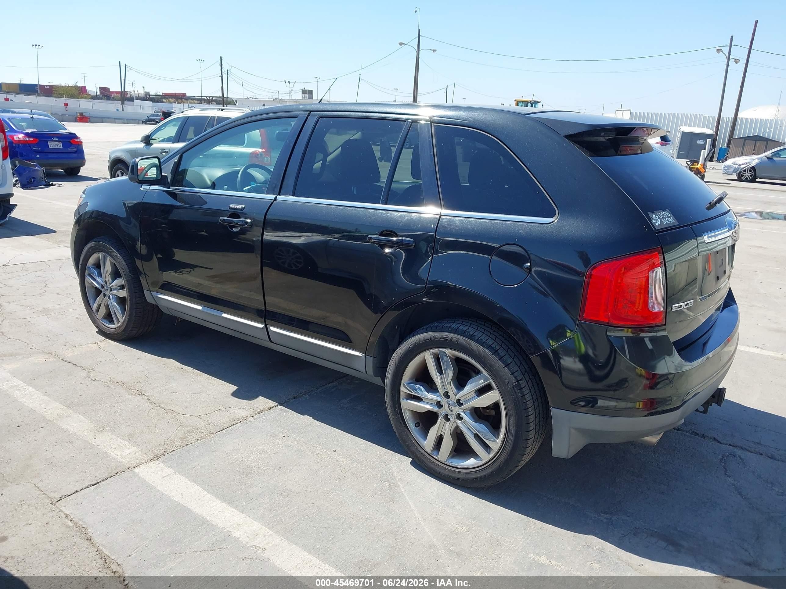 2011 Ford Edge Limited Черный vin: 2FMDK4KC4BBA86517