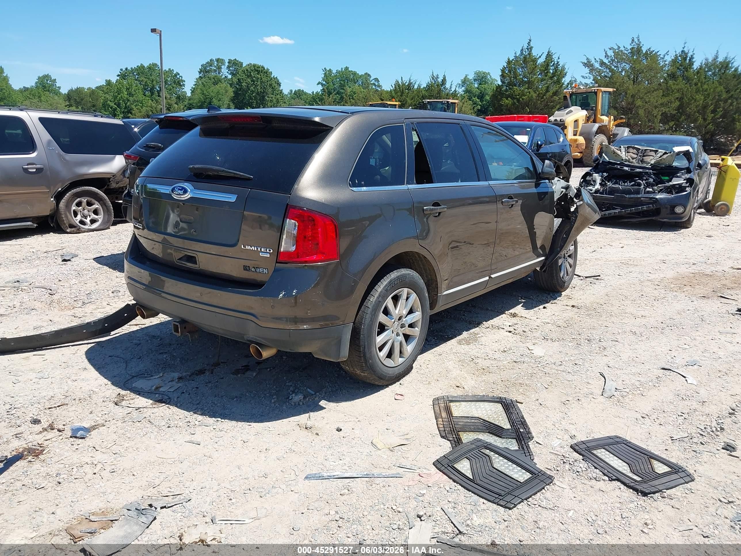2011 Ford Edge Limited Brown vin: 2FMDK4KC4BBB29432
