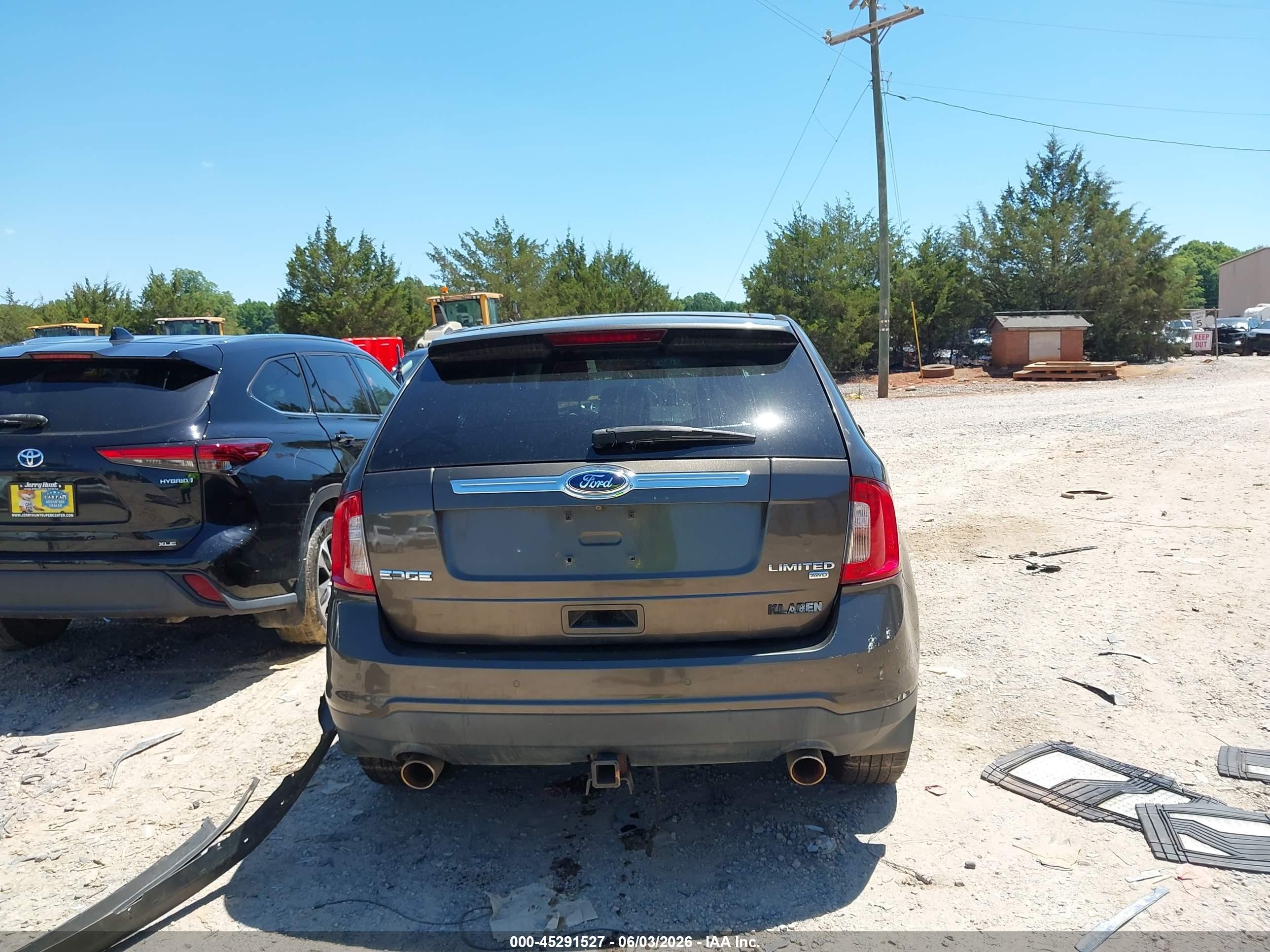 2011 Ford Edge Limited Brown vin: 2FMDK4KC4BBB29432