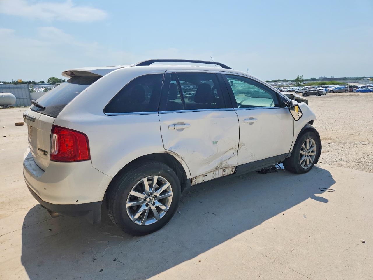 2011 Ford Edge Limited White vin: 2FMDK4KC4BBB41497
