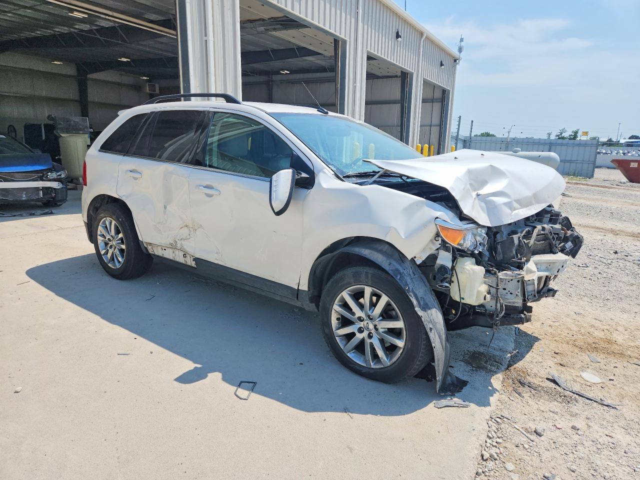 2011 Ford Edge Limited White vin: 2FMDK4KC4BBB41497