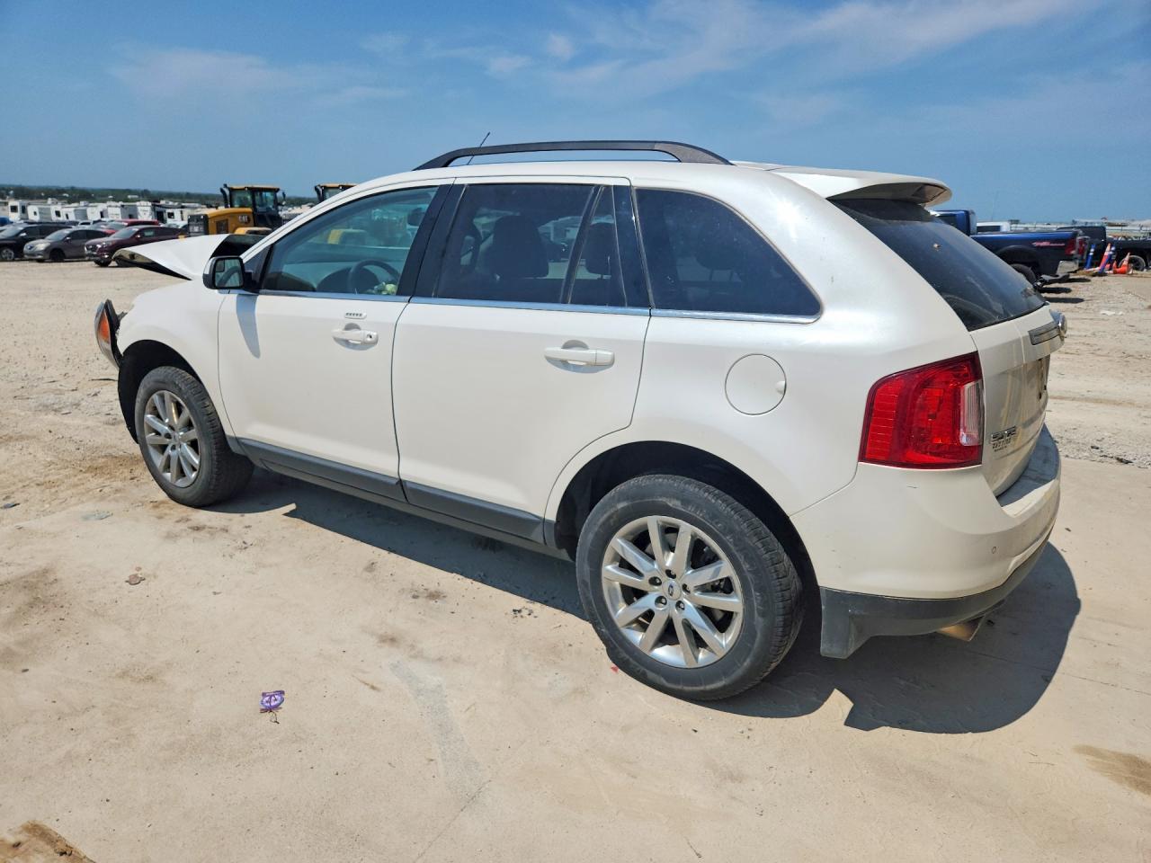 2011 Ford Edge Limited White vin: 2FMDK4KC4BBB41497