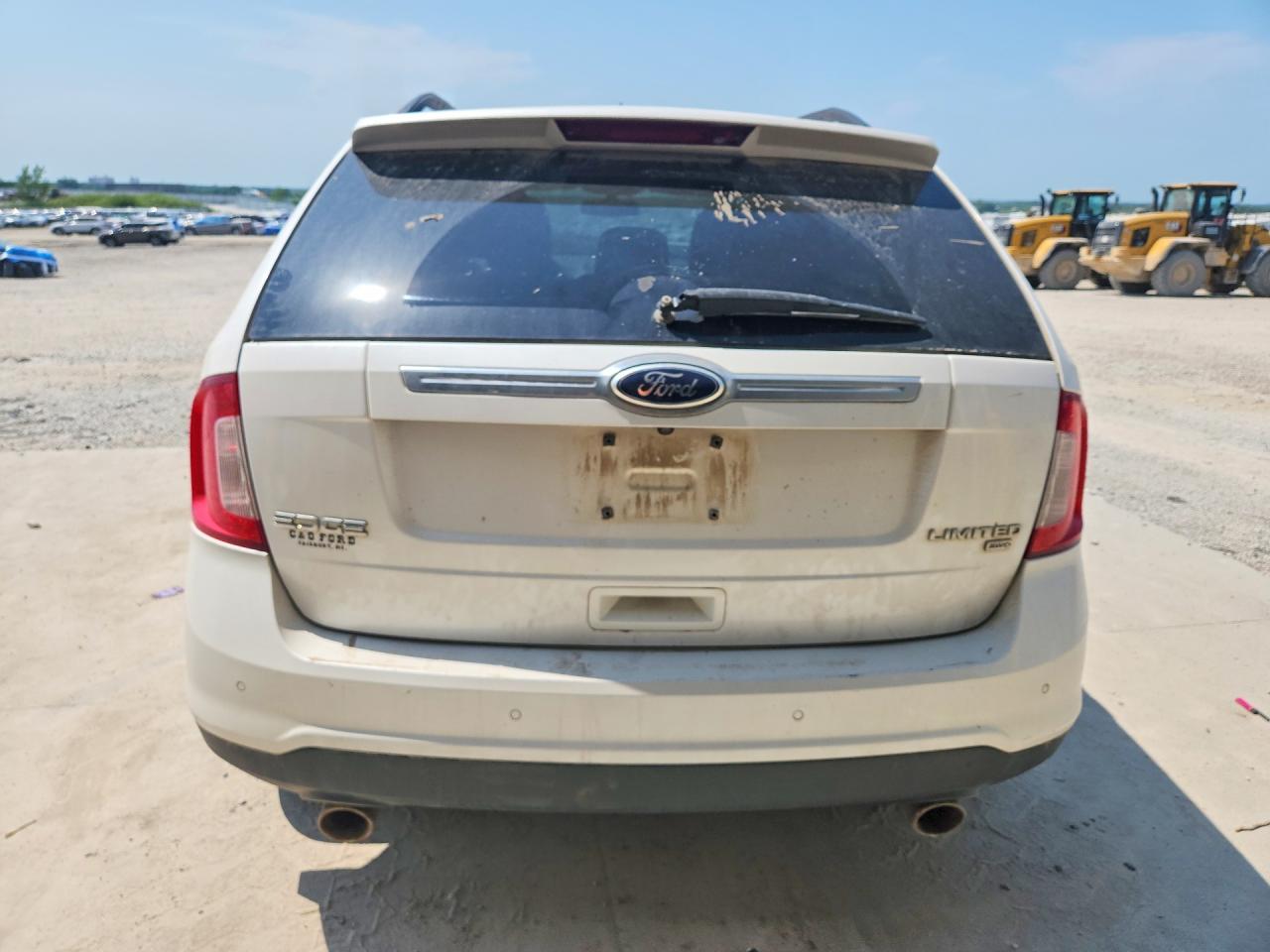 2011 Ford Edge Limited White vin: 2FMDK4KC4BBB41497