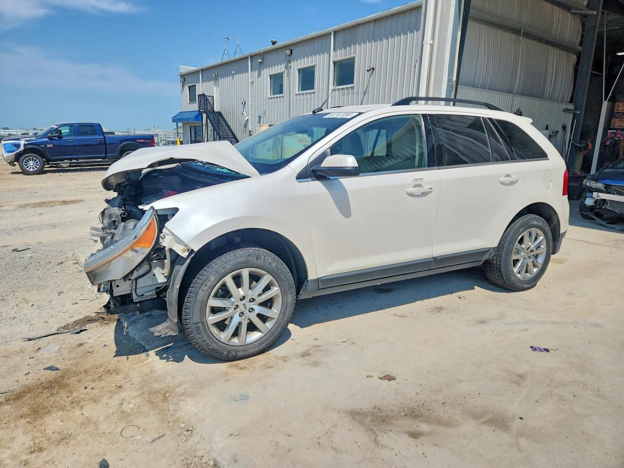 2011 Ford Edge Limited White vin: 2FMDK4KC4BBB41497