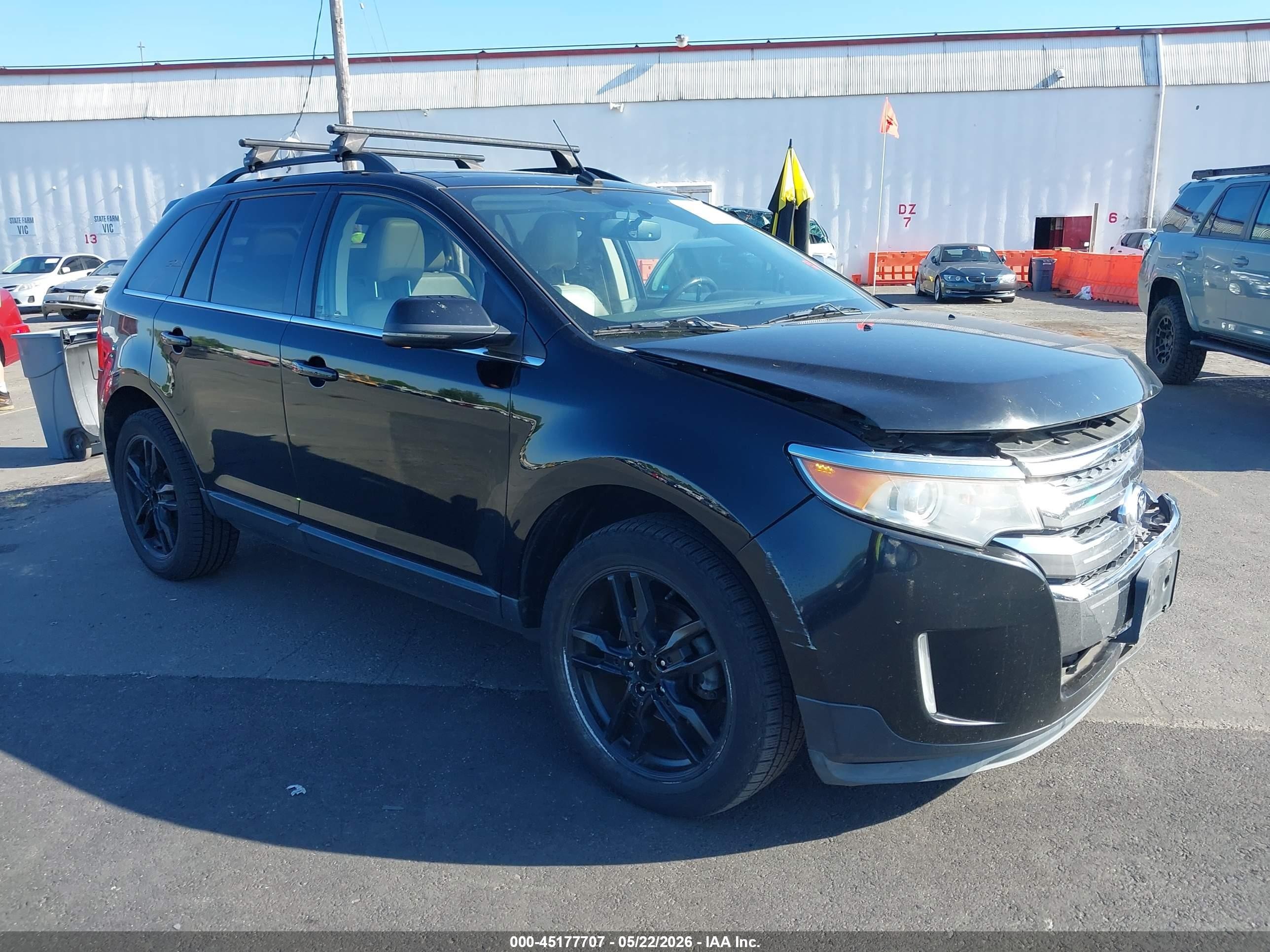 2012 Ford Edge Limited Black vin: 2FMDK4KC4CBA11138