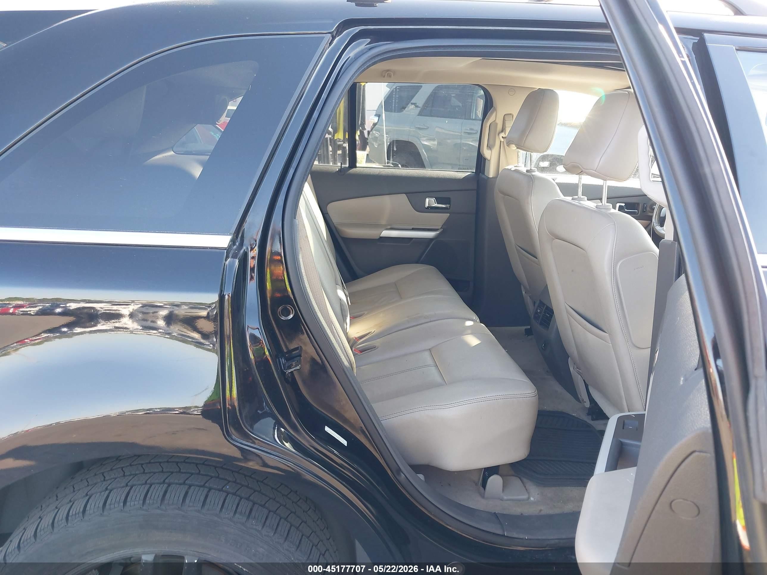 2012 Ford Edge Limited Black vin: 2FMDK4KC4CBA11138