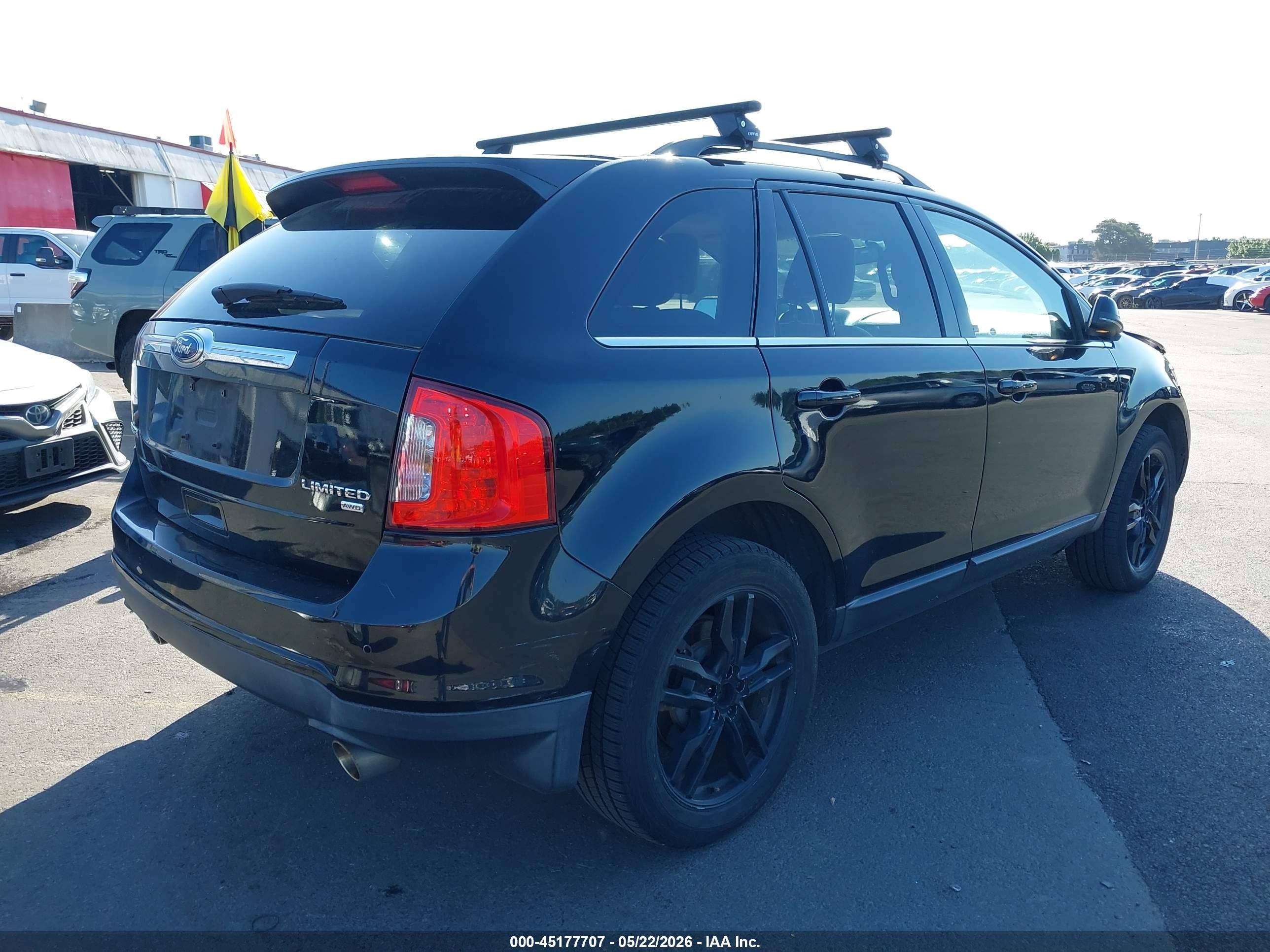 2012 Ford Edge Limited Black vin: 2FMDK4KC4CBA11138