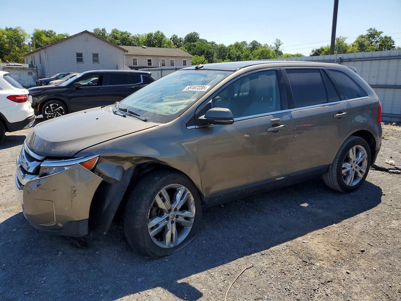 2012 Ford Edge Limited Tan vin: 2FMDK4KC4CBA79780
