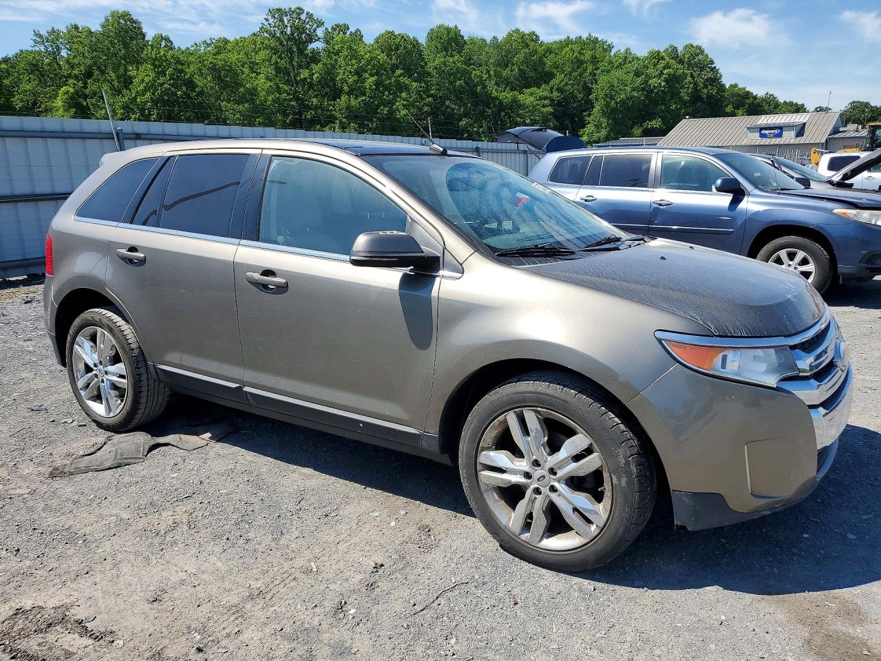 2012 Ford Edge Limited Tan vin: 2FMDK4KC4CBA79780