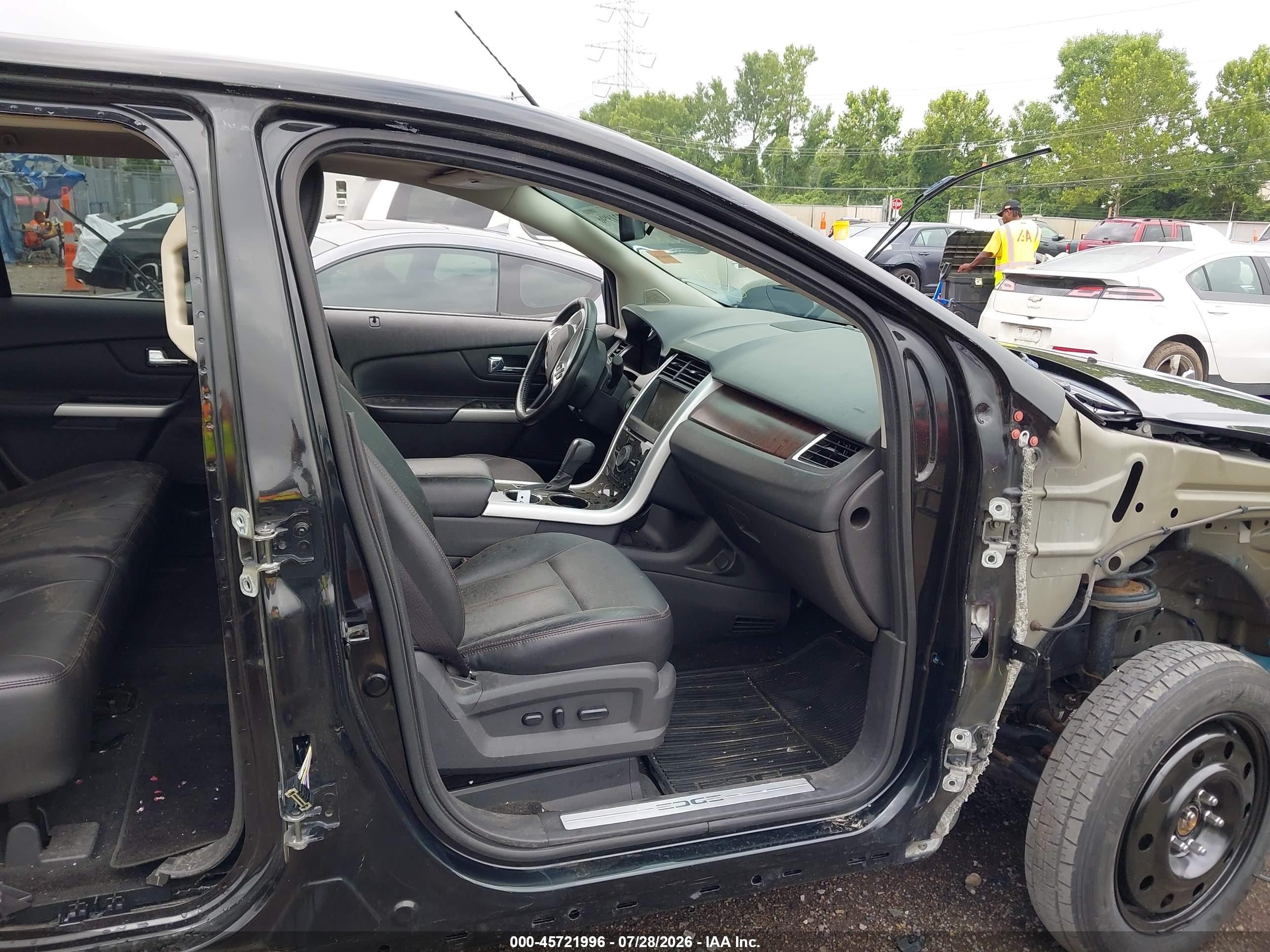 2013 Ford Edge Limited Black vin: 2FMDK4KC4DBA73379
