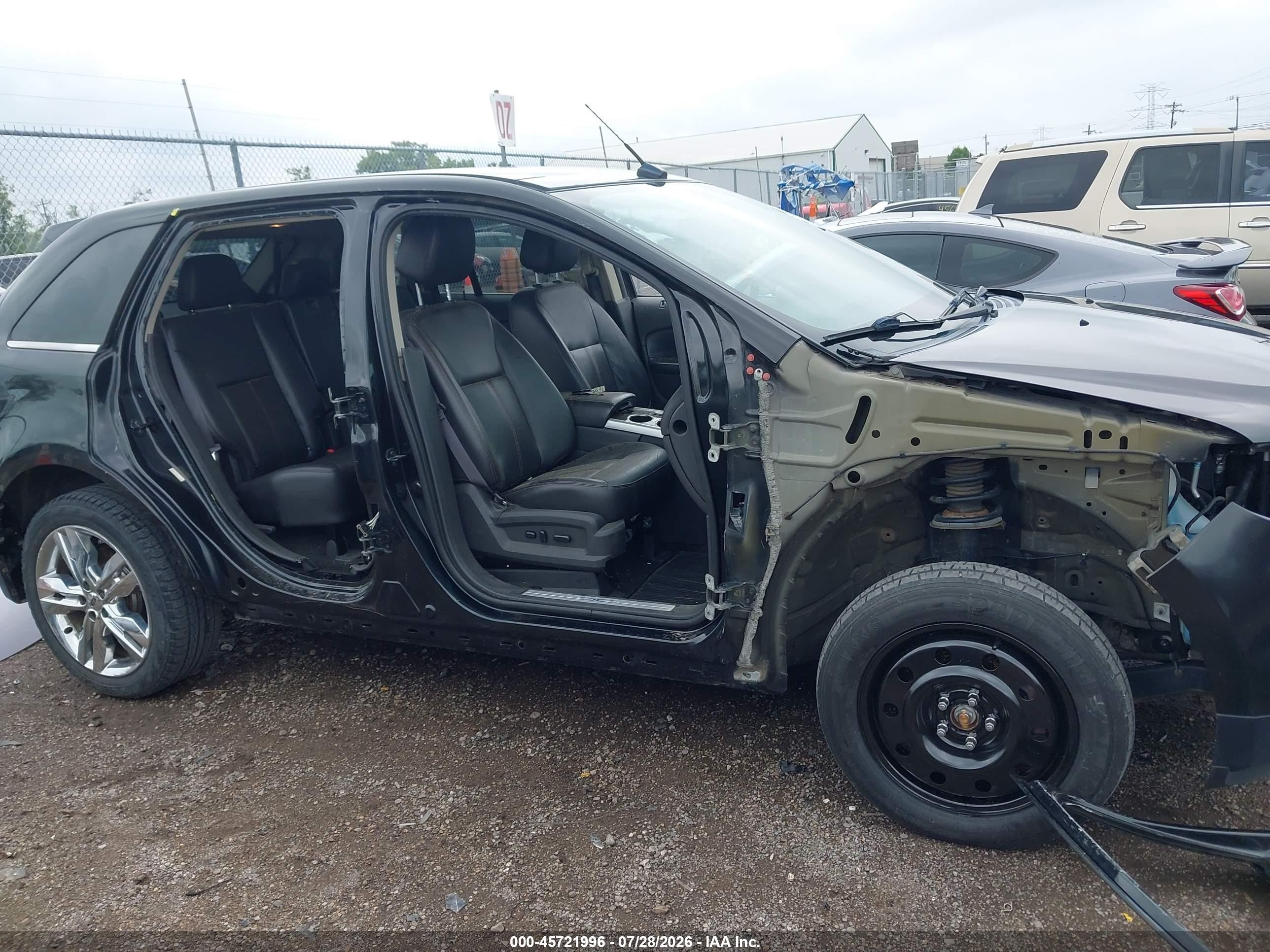2013 Ford Edge Limited Black vin: 2FMDK4KC4DBA73379