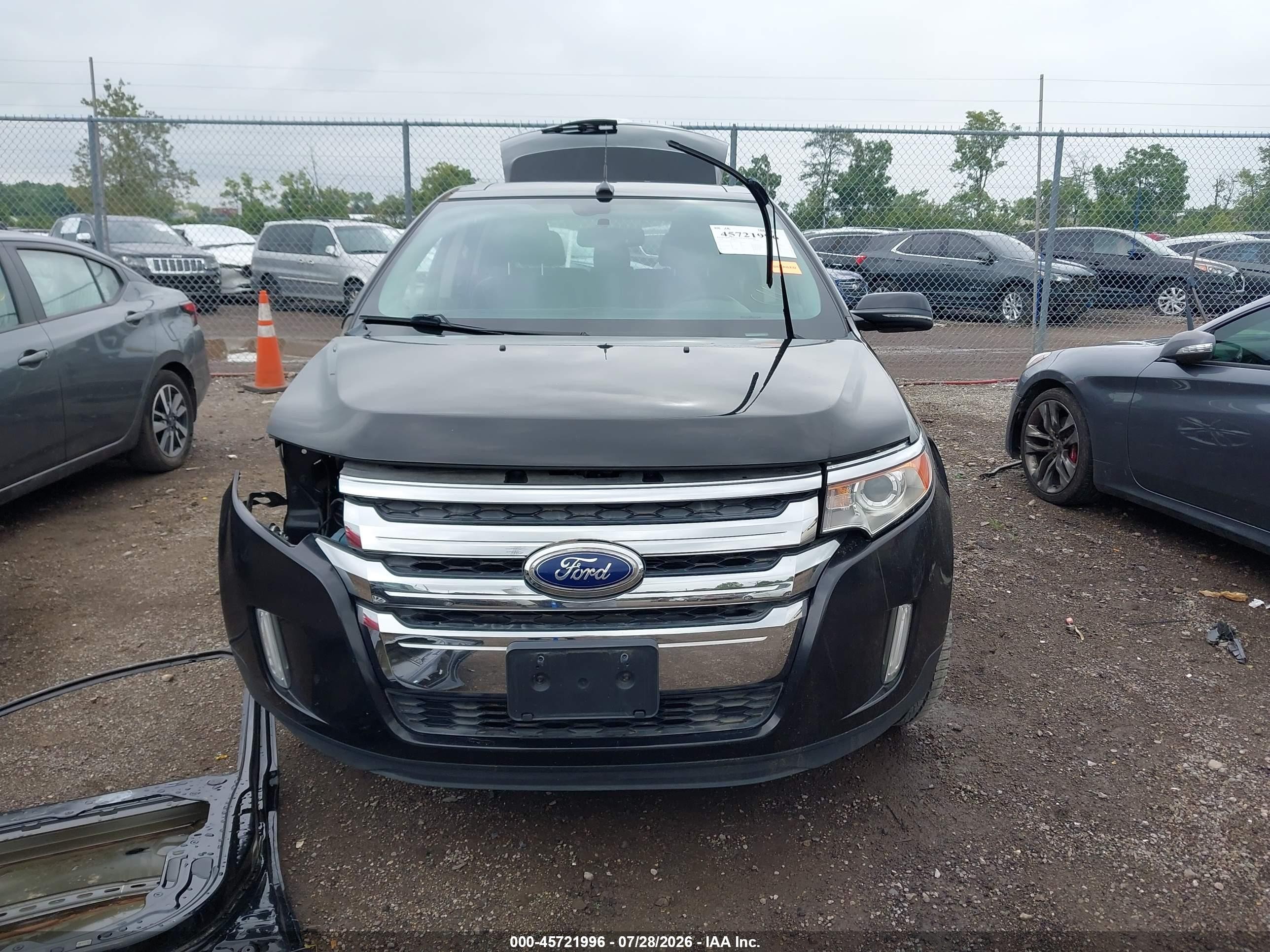 2013 Ford Edge Limited Black vin: 2FMDK4KC4DBA73379