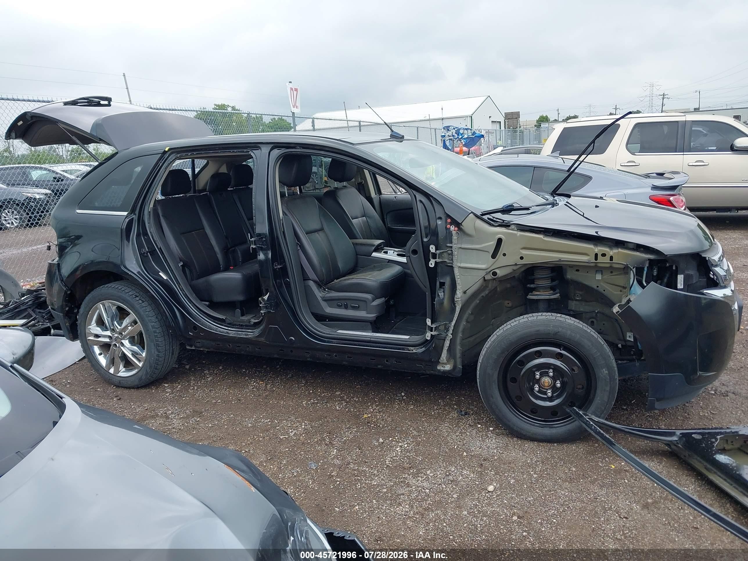 2013 Ford Edge Limited Black vin: 2FMDK4KC4DBA73379