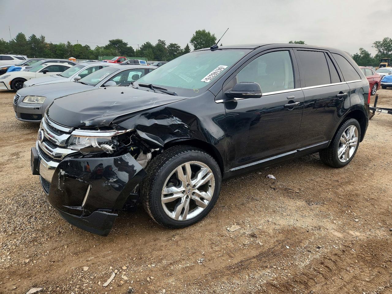 2013 Ford Edge Limited Black vin: 2FMDK4KC4DBB63521