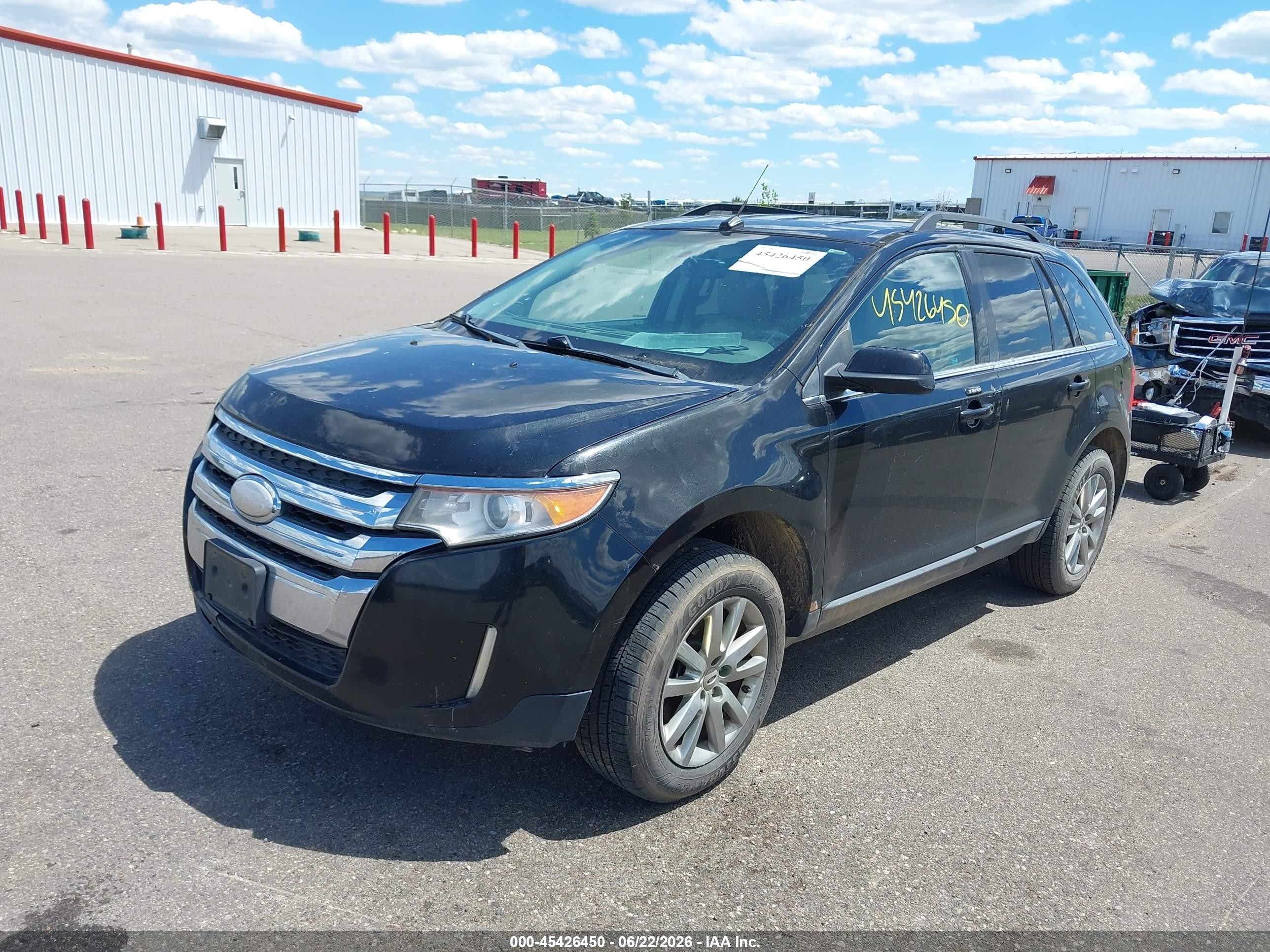 2013 Ford Edge Limited Black vin: 2FMDK4KC4DBB75622