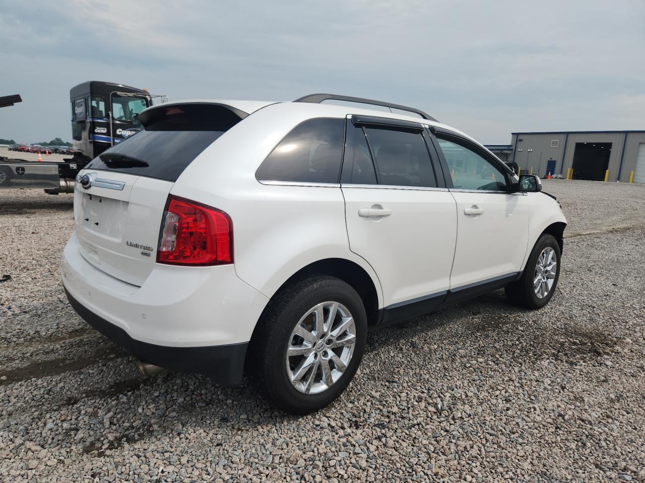 2013 Ford Edge Limited White vin: 2FMDK4KC4DBC50593