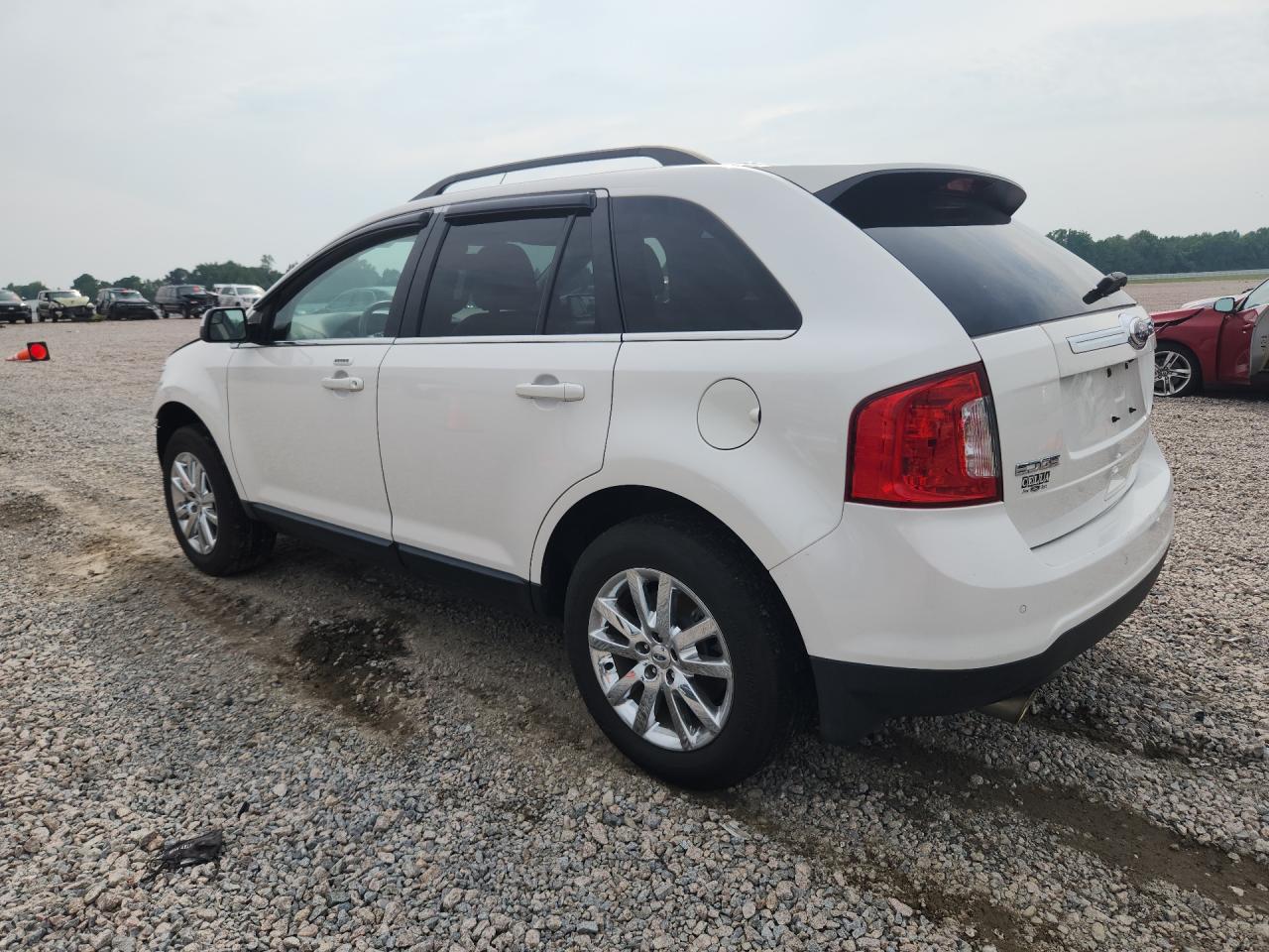 2013 Ford Edge Limited White vin: 2FMDK4KC4DBC50593