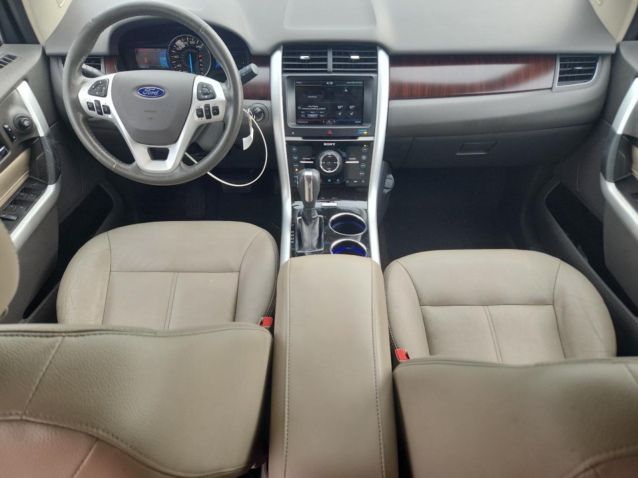 2013 Ford Edge Limited White vin: 2FMDK4KC4DBC50593