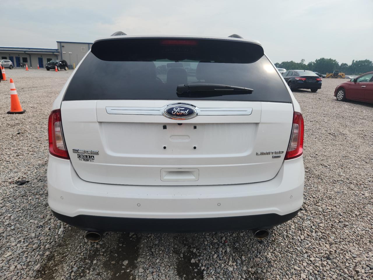 2013 Ford Edge Limited White vin: 2FMDK4KC4DBC50593