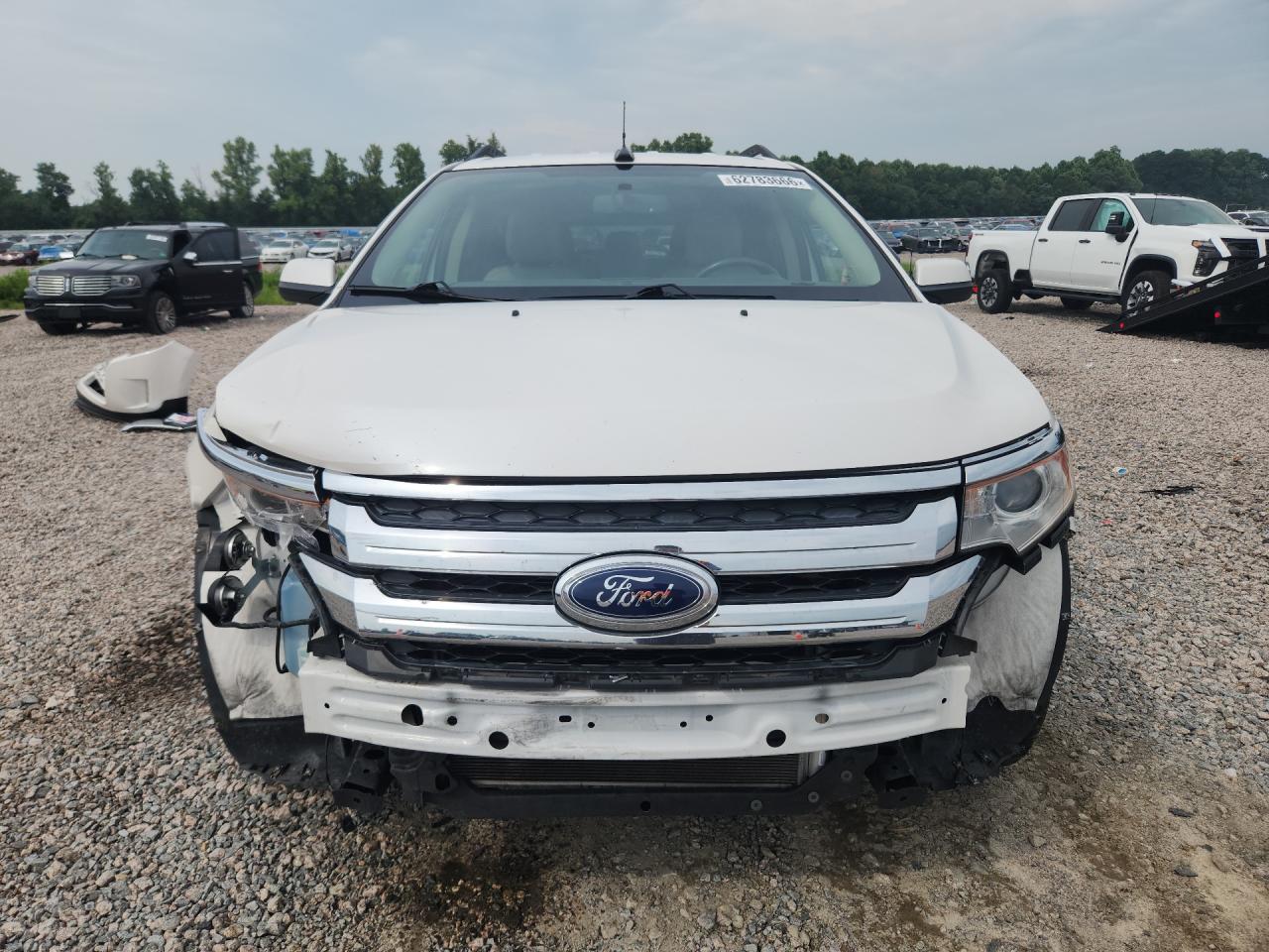 2013 Ford Edge Limited White vin: 2FMDK4KC4DBC50593