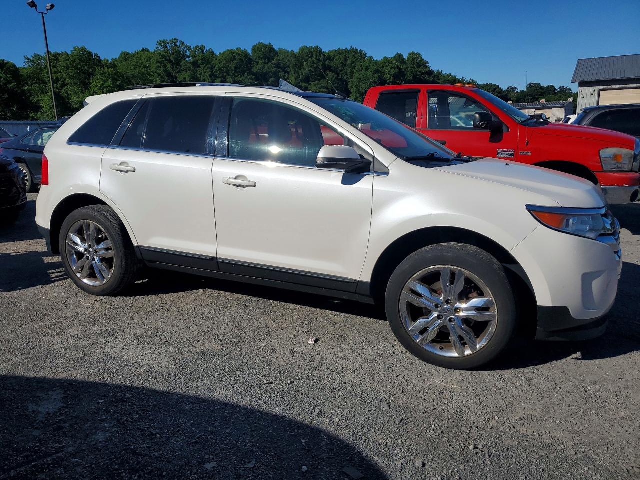 2013 Ford Edge Limited Белый vin: 2FMDK4KC4DBE30351
