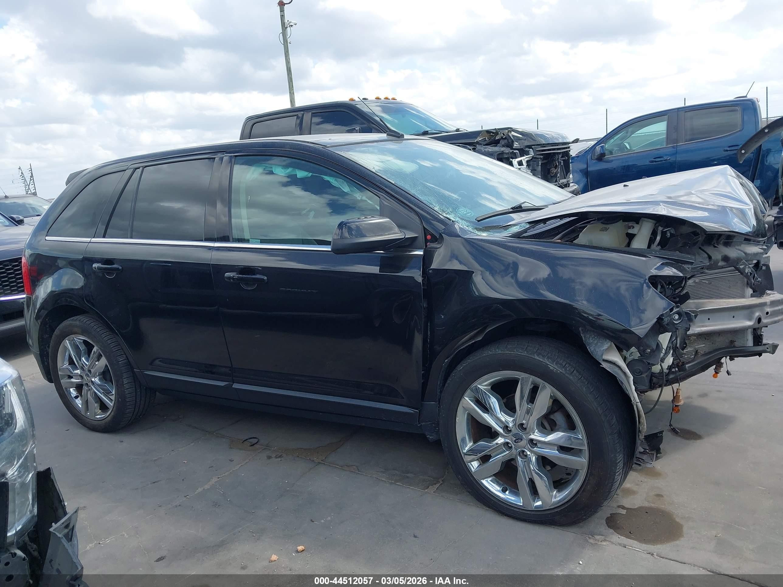 2014 Ford Edge Limited Black vin: 2FMDK4KC4EBA04080