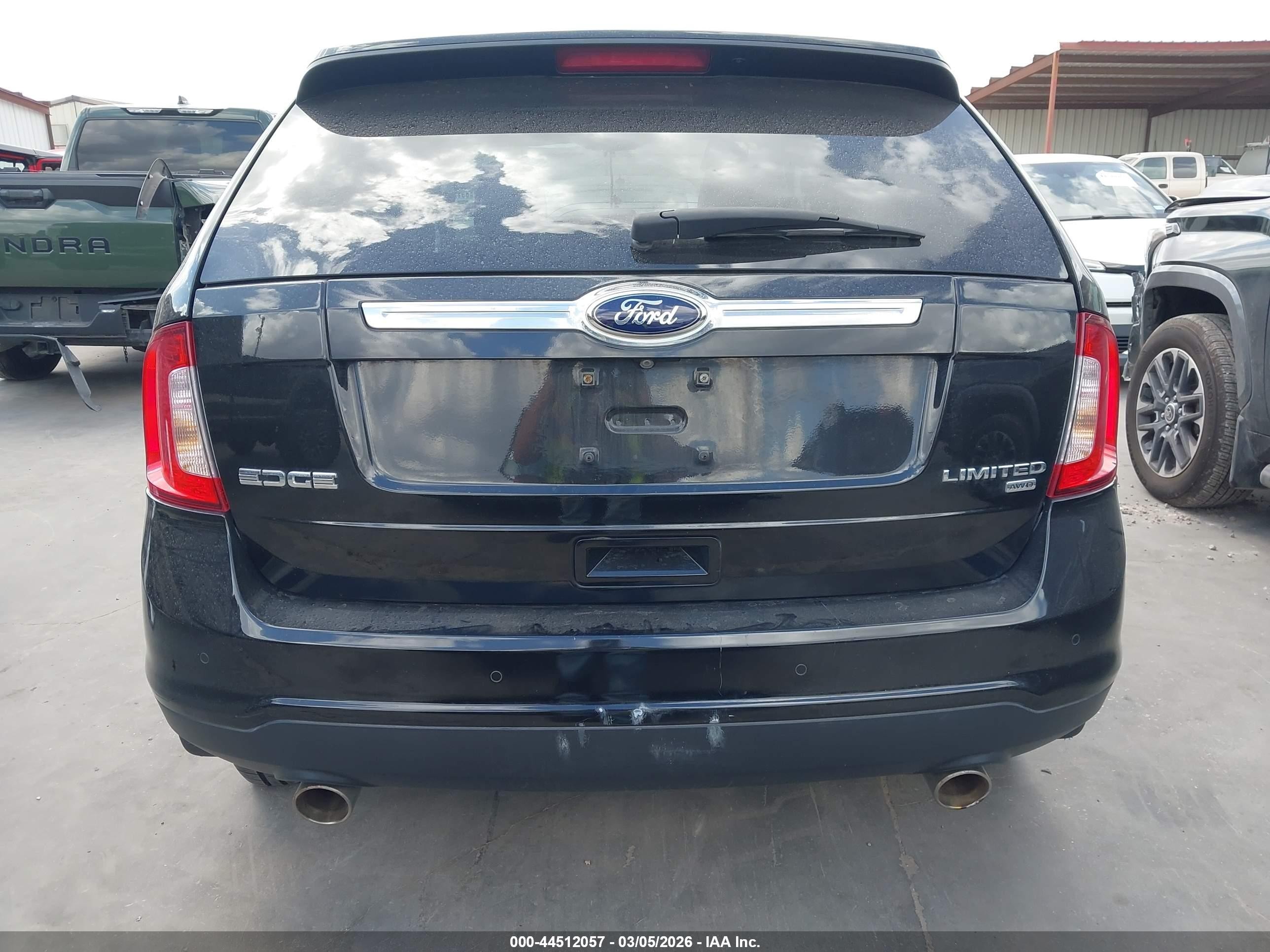 2014 Ford Edge Limited Black vin: 2FMDK4KC4EBA04080