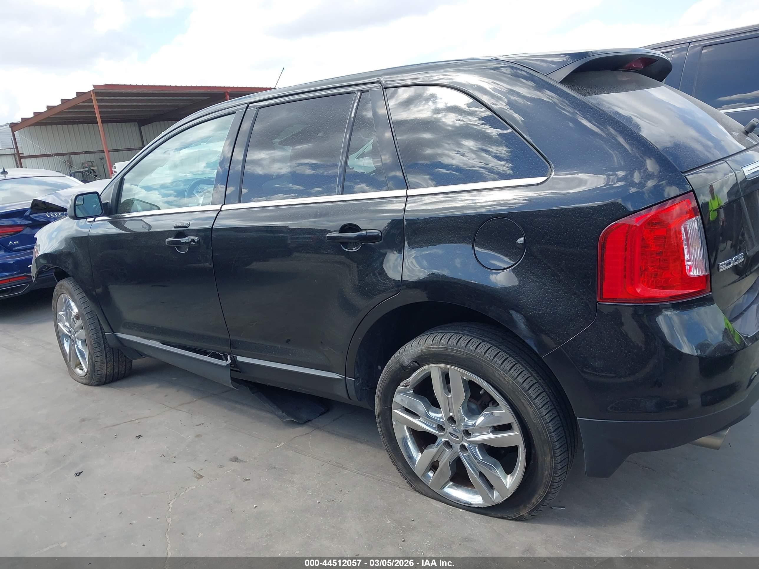 2014 Ford Edge Limited Black vin: 2FMDK4KC4EBA04080