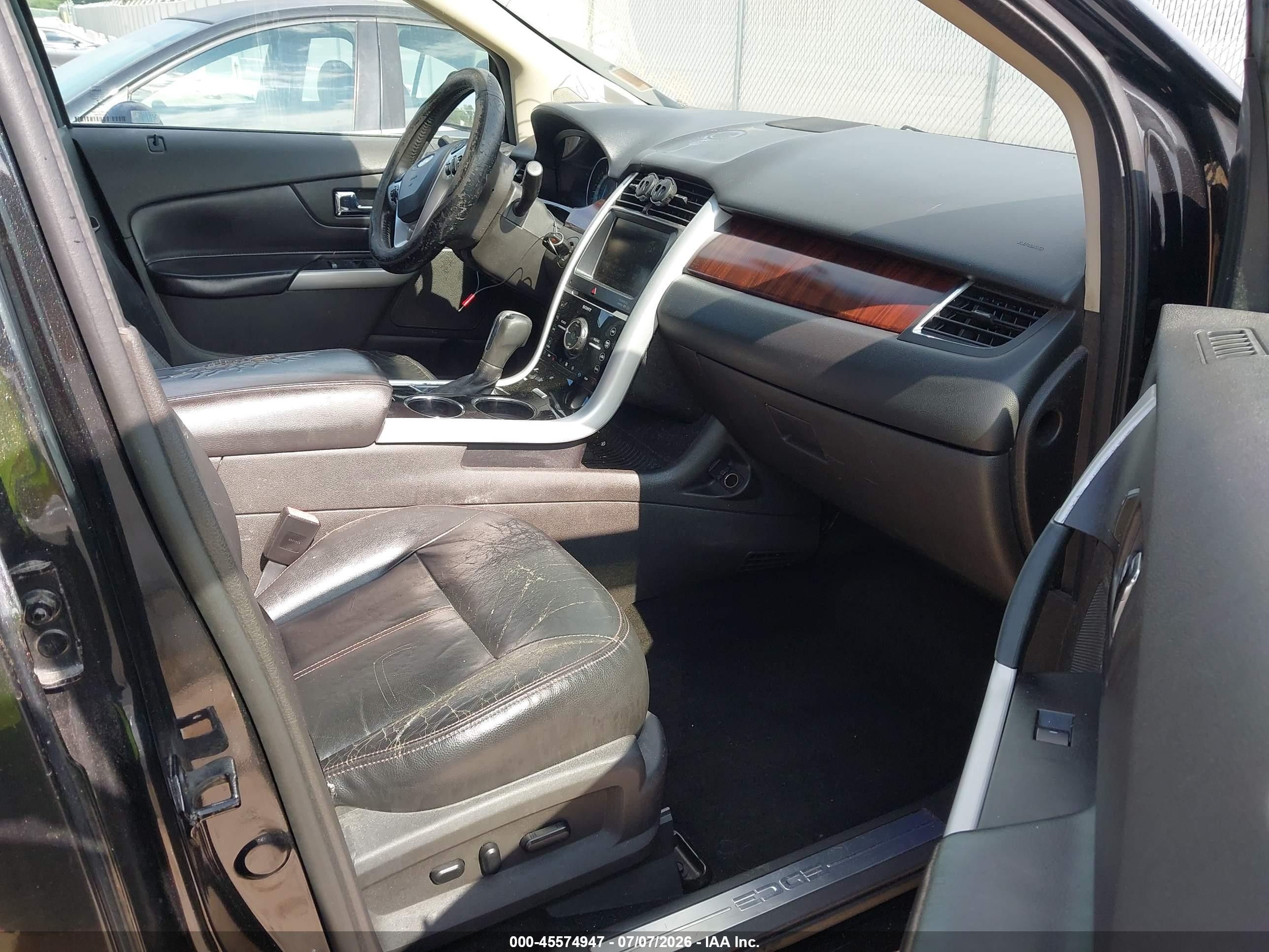 2014 Ford Edge Limited Black vin: 2FMDK4KC4EBA19873