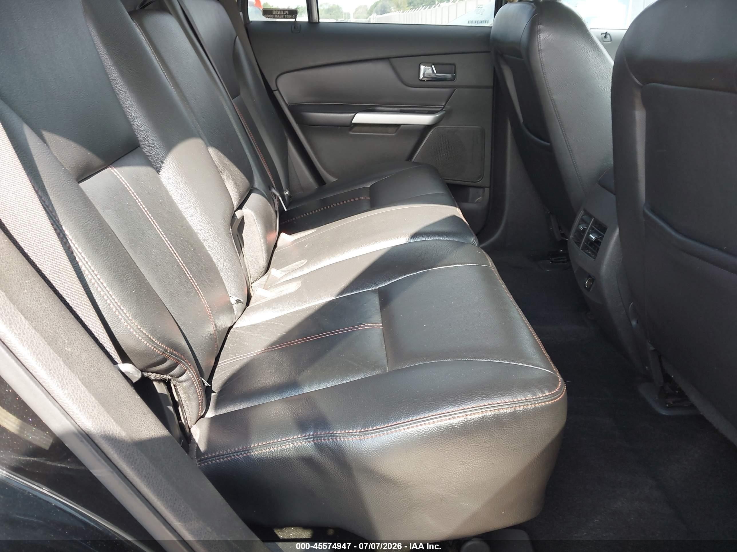 2014 Ford Edge Limited Black vin: 2FMDK4KC4EBA19873