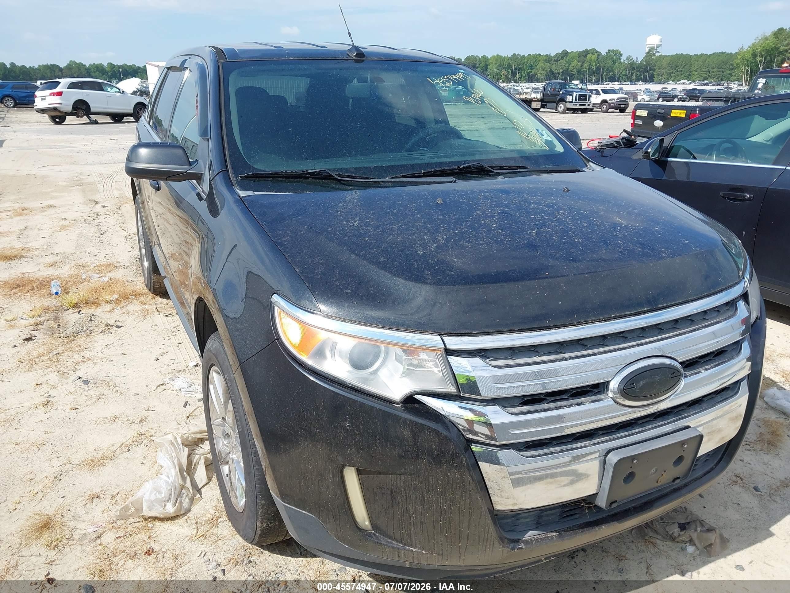 2014 Ford Edge Limited Black vin: 2FMDK4KC4EBA19873