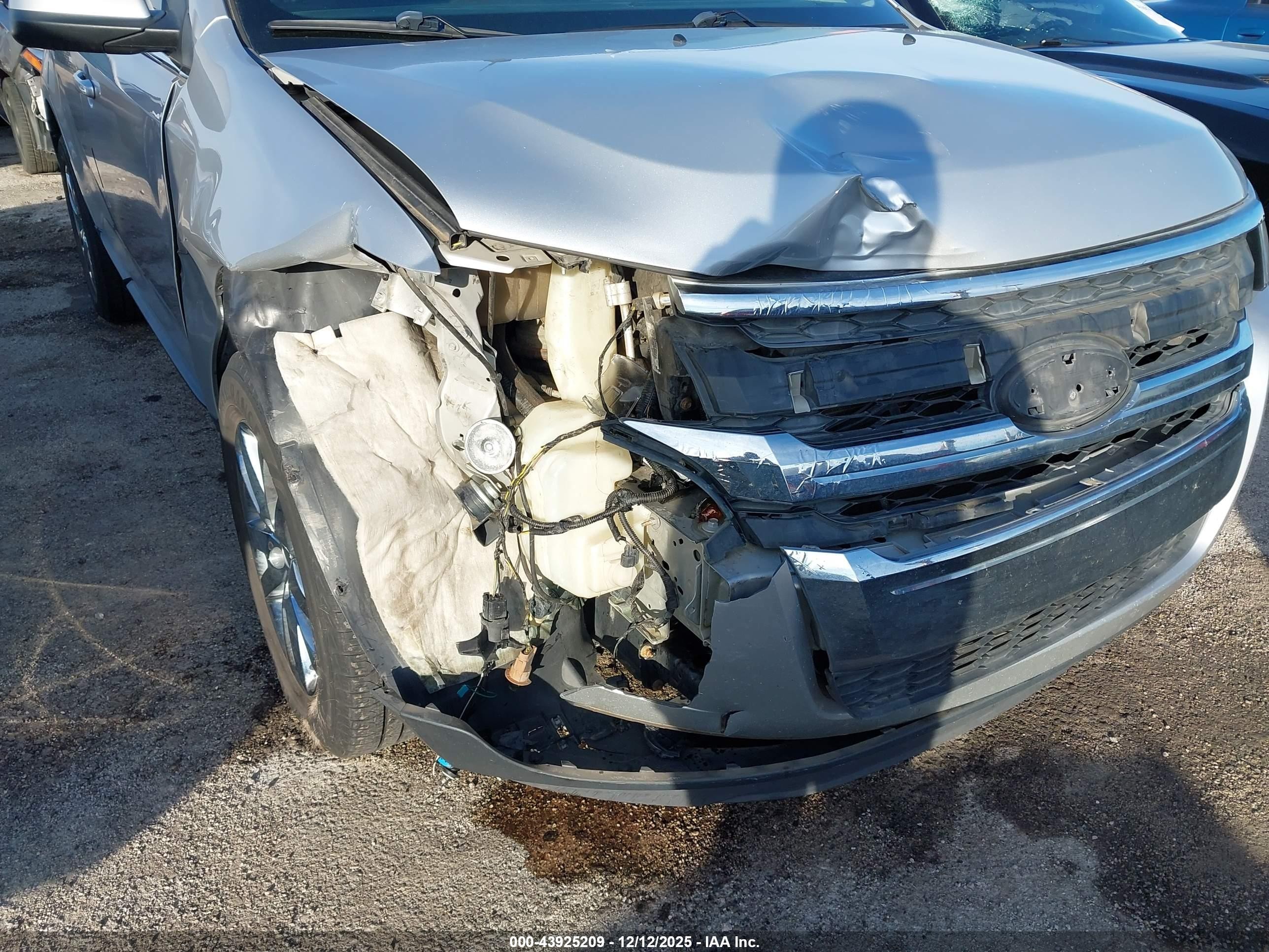 2014 Ford Edge Limited Серебряный vin: 2FMDK4KC4EBA58821