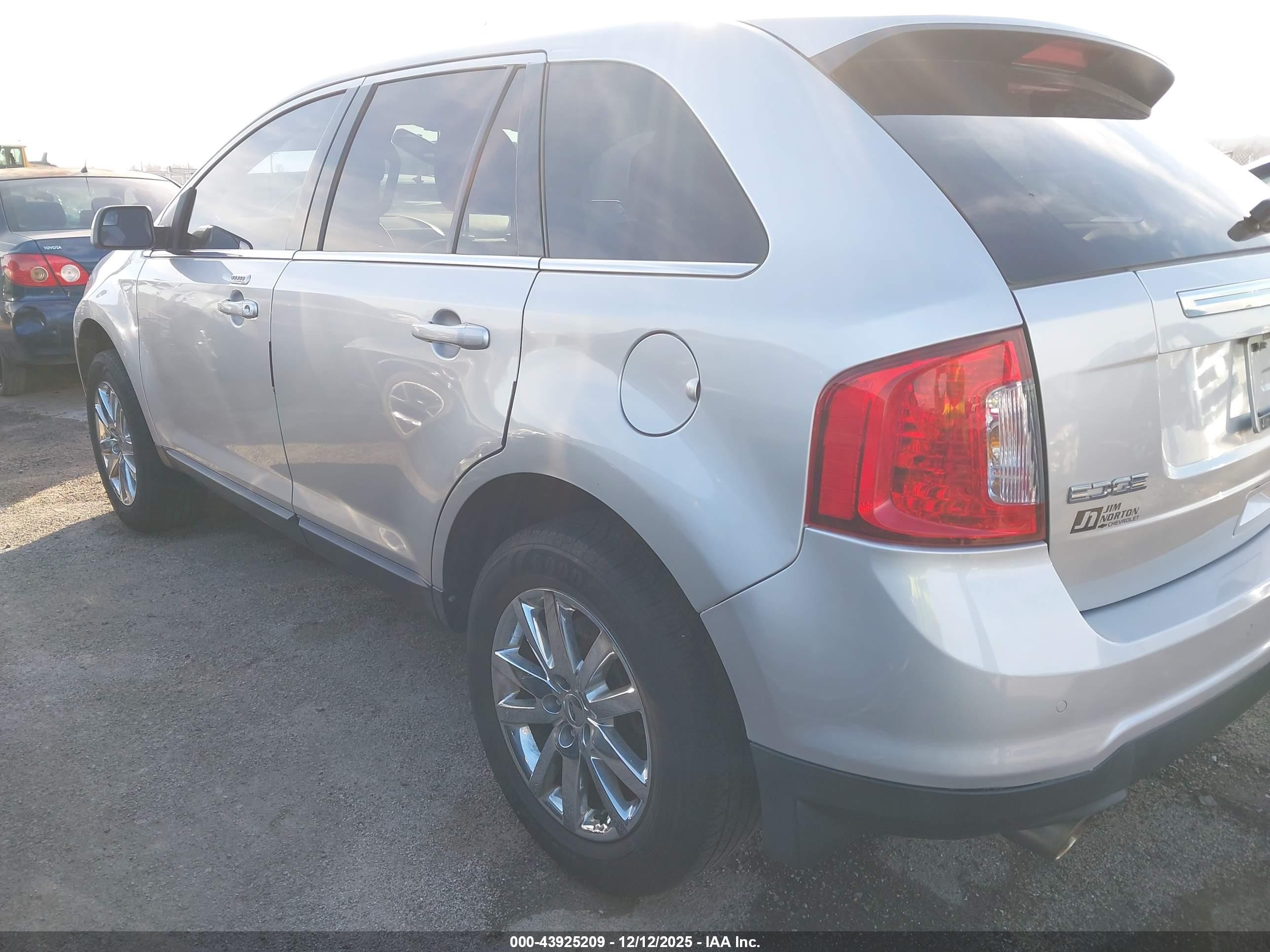 2014 Ford Edge Limited Серебряный vin: 2FMDK4KC4EBA58821