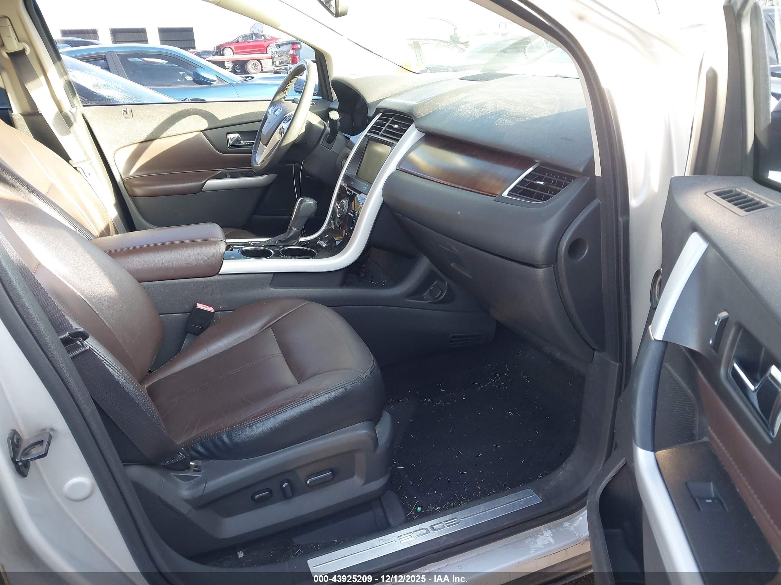 2014 Ford Edge Limited Серебряный vin: 2FMDK4KC4EBA58821