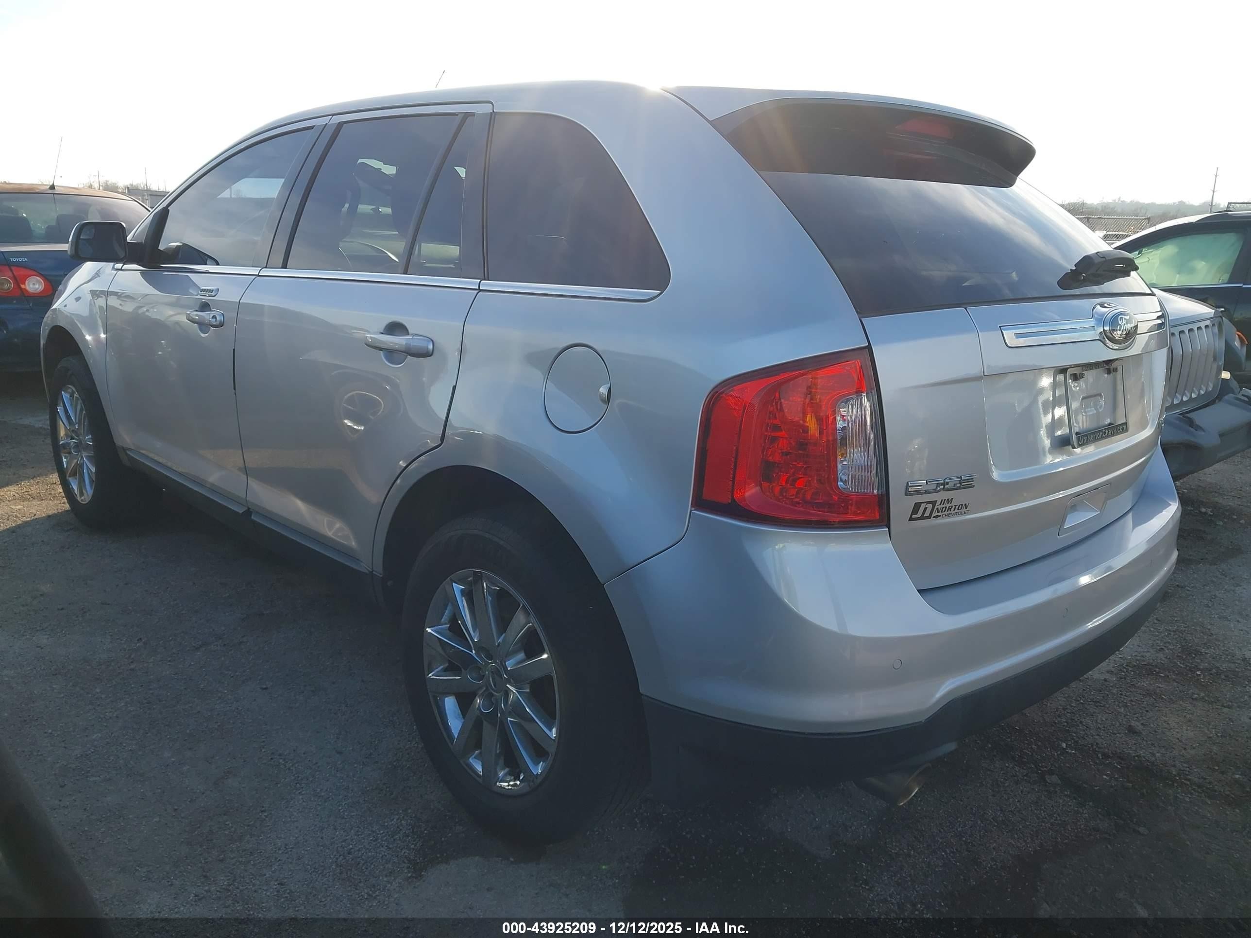 2014 Ford Edge Limited Серебряный vin: 2FMDK4KC4EBA58821