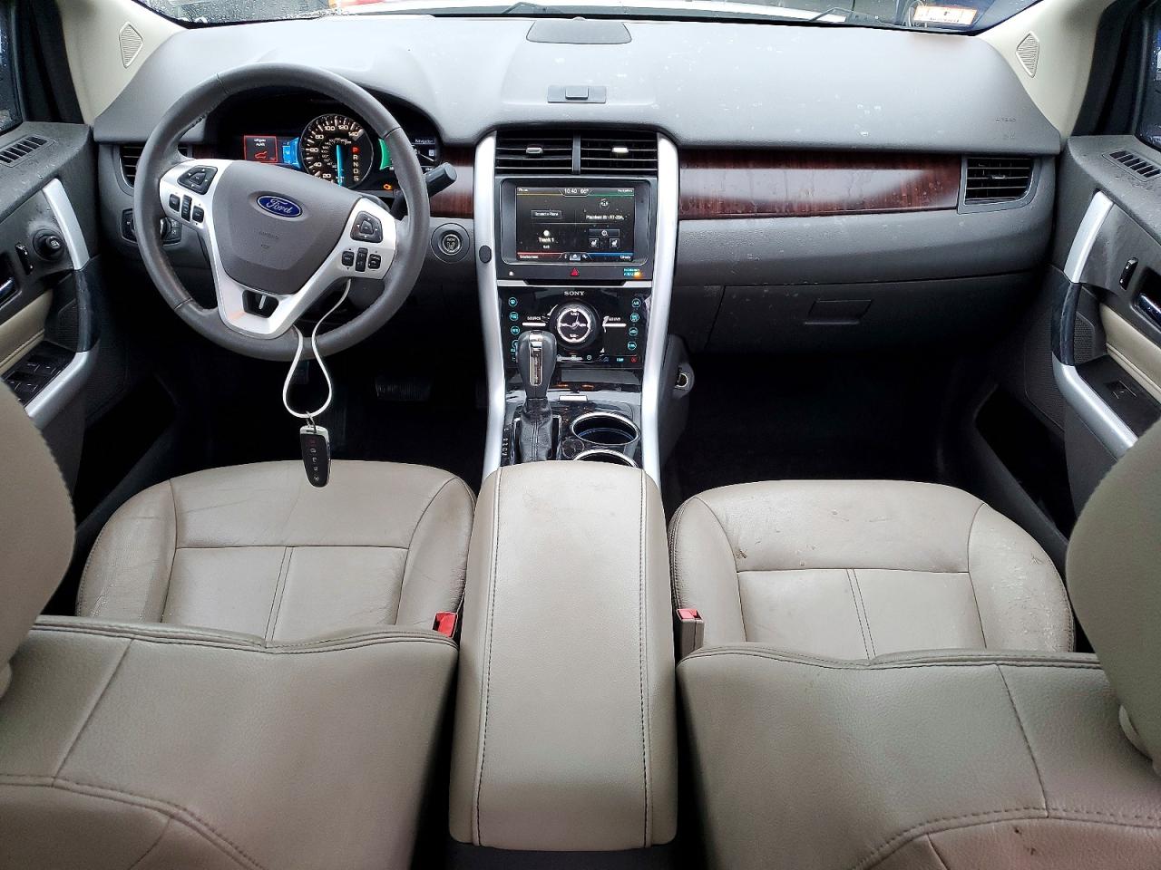 2014 Ford Edge Limited White vin: 2FMDK4KC4EBA64859