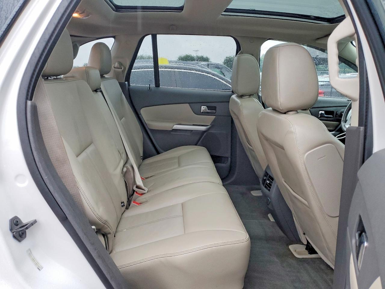 2014 Ford Edge Limited White vin: 2FMDK4KC4EBA64859