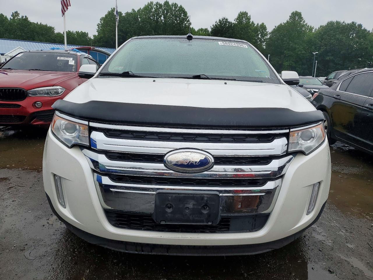 2014 Ford Edge Limited White vin: 2FMDK4KC4EBA64859