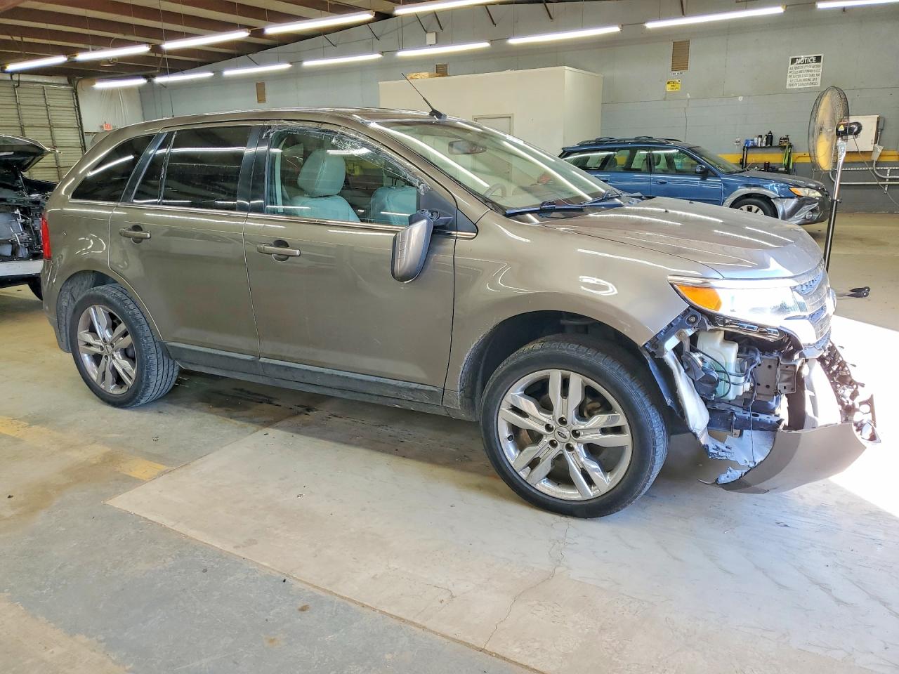 2014 Ford Edge Limited Gray vin: 2FMDK4KC4EBB61382