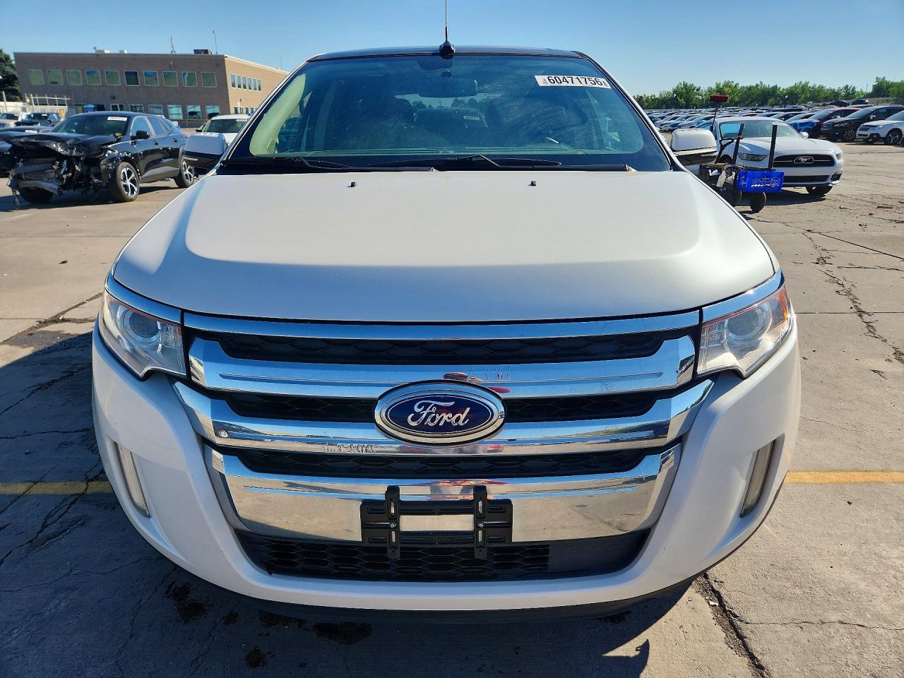2014 Ford Edge Limited White vin: 2FMDK4KC4EBB62788