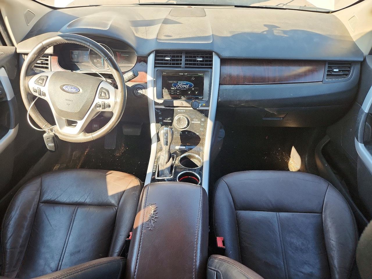 2014 Ford Edge Limited White vin: 2FMDK4KC4EBB62788
